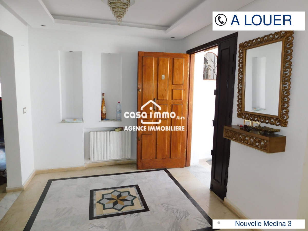 Nouvelle Medina Nouvelle Medina Location Appart. 3 pices Etage de villa s3 au 1er etage