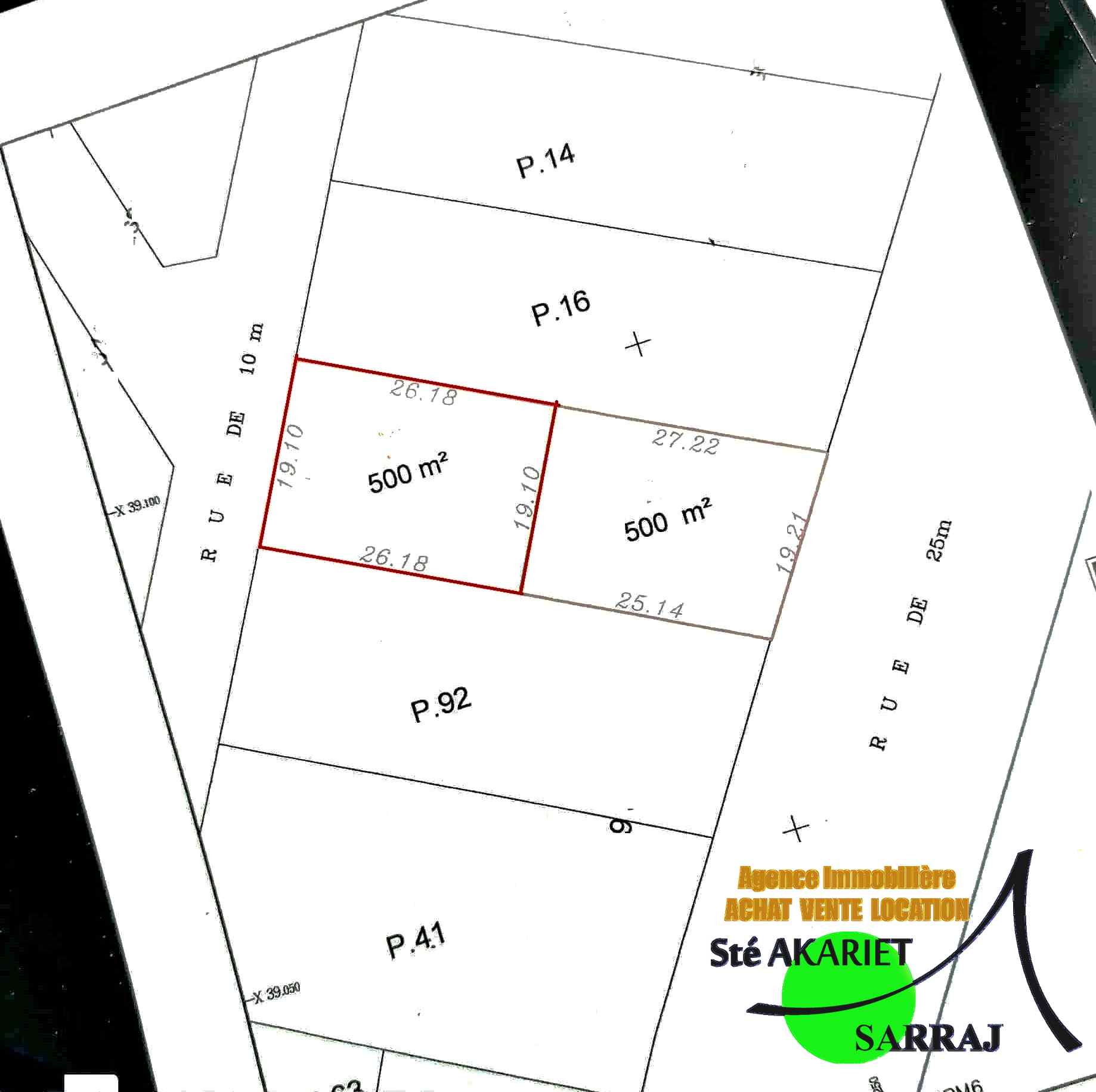 Hammamet&nbsp;Hammamet&nbsp;Terrain&nbsp;Terrain nu&nbsp;Terrain pour l'avenir 500m � yasmine hammamet