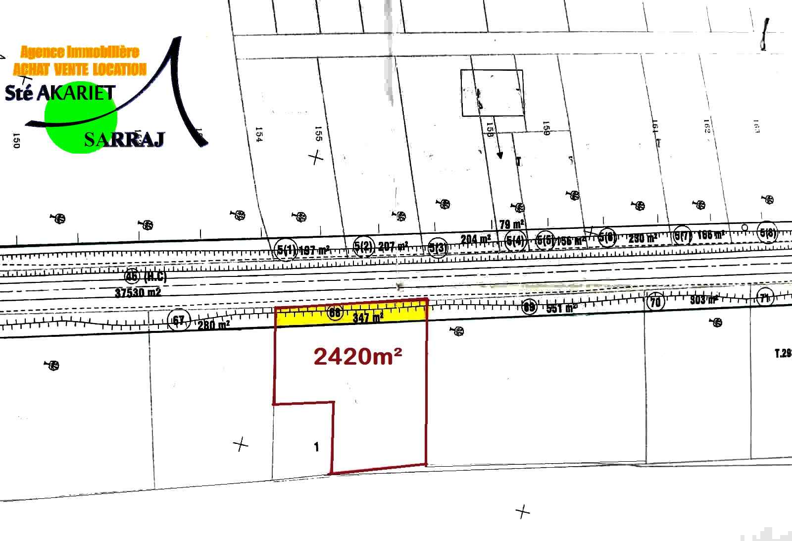 Hergla Hergla Terrain Terrain nu Opportunit pour projet touristique  hergla