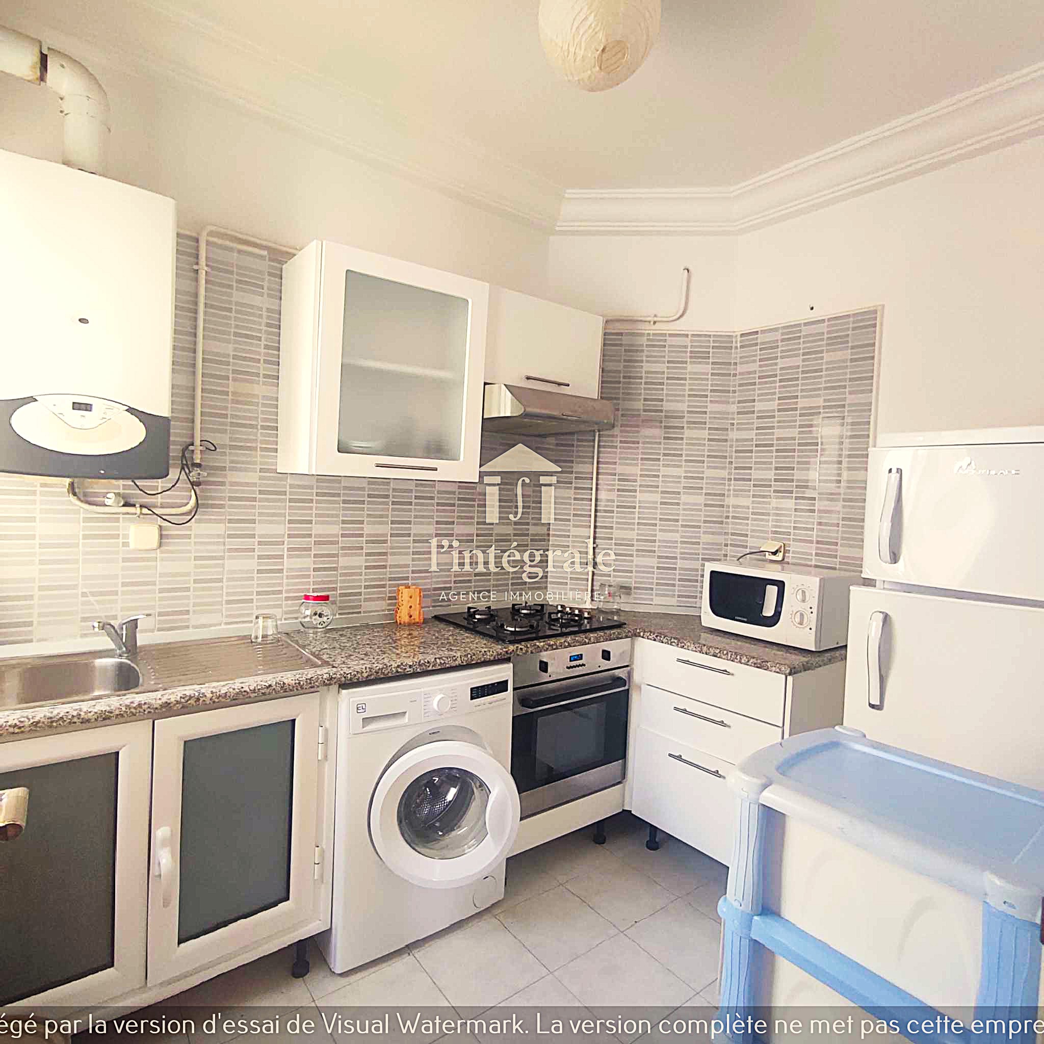 Ariana Ville Cite Ennasr 2 Location Appart. 2 pices Grand s1 meubl avec terrasse