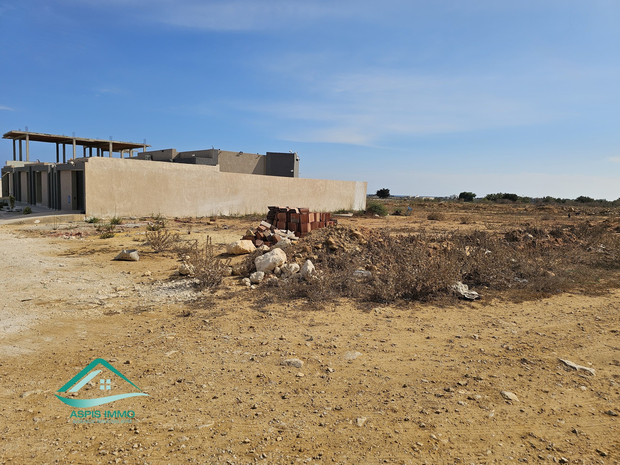 Kelibia Kelibia Vente Surfaces Vt708 terrain 269 m2 sur la route  kelibia