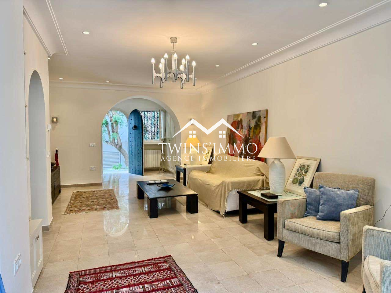 La Marsa Gammart Location Appart. 1 pice Appartement s1 meubl avec une terrasse  gammarth