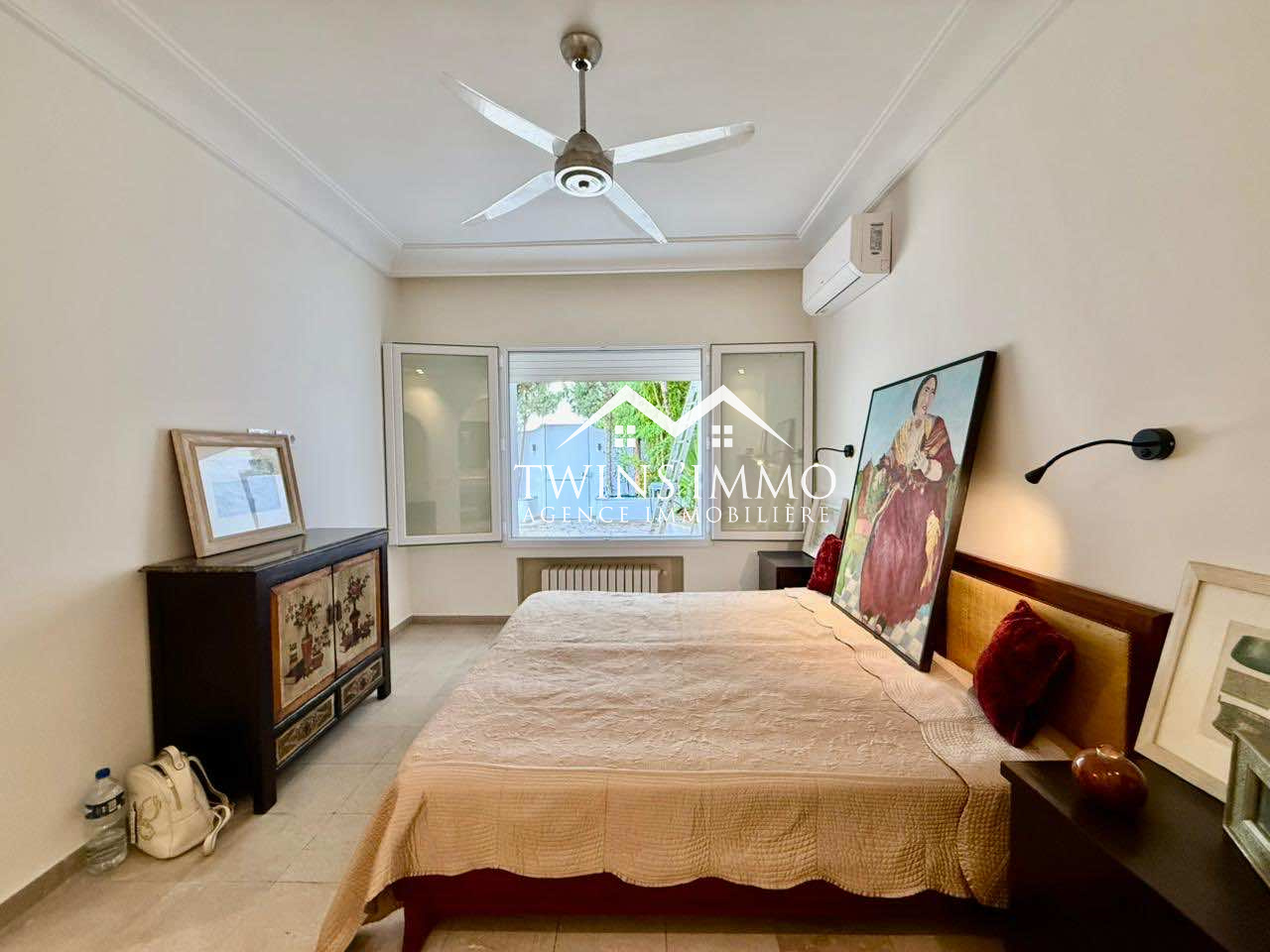 La Marsa Gammart Location Appart. 1 pice Appartement s1 meubl avec une terrasse  gammarth