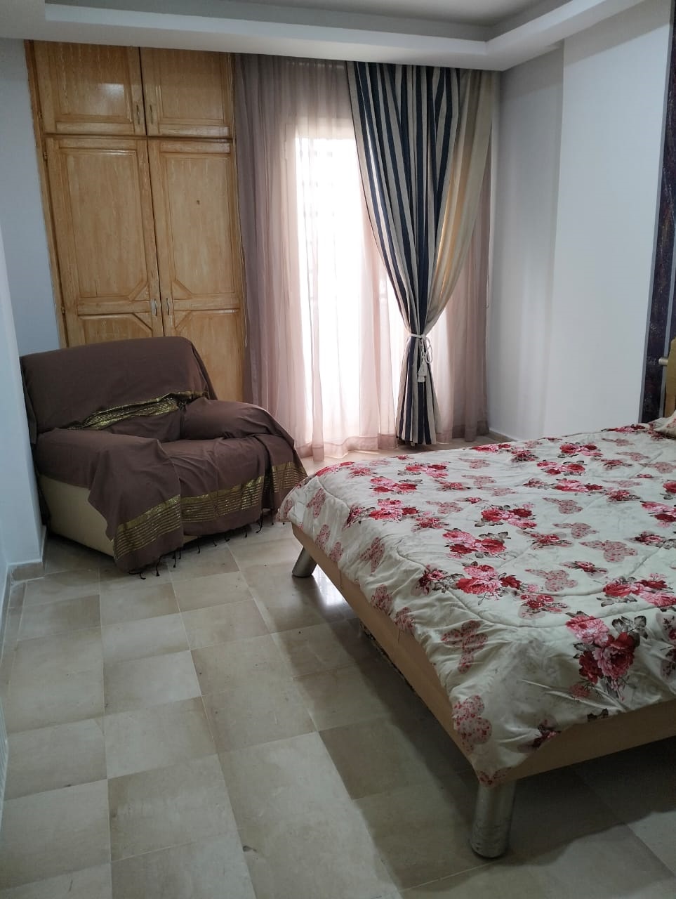 La Marsa El Aouina Location Appart. 2 pices Apprt s1 meubl  laouina   prs tijari bank