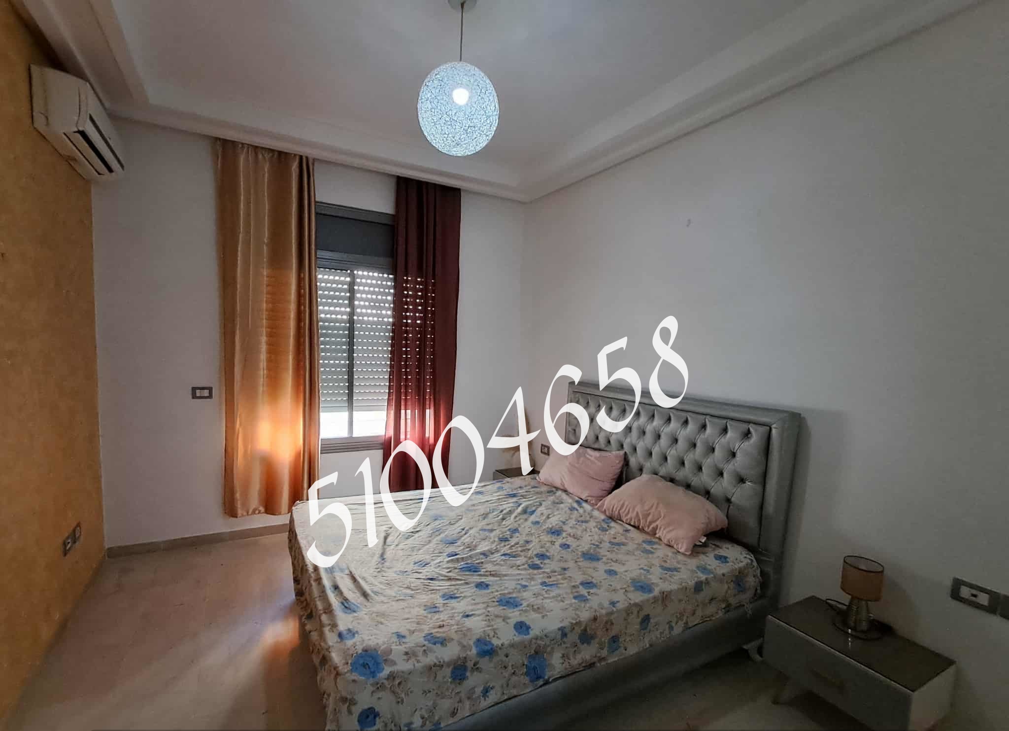 La Marsa El Aouina Location Appart. 1 pice S plus 1 meuble  wahat aouina