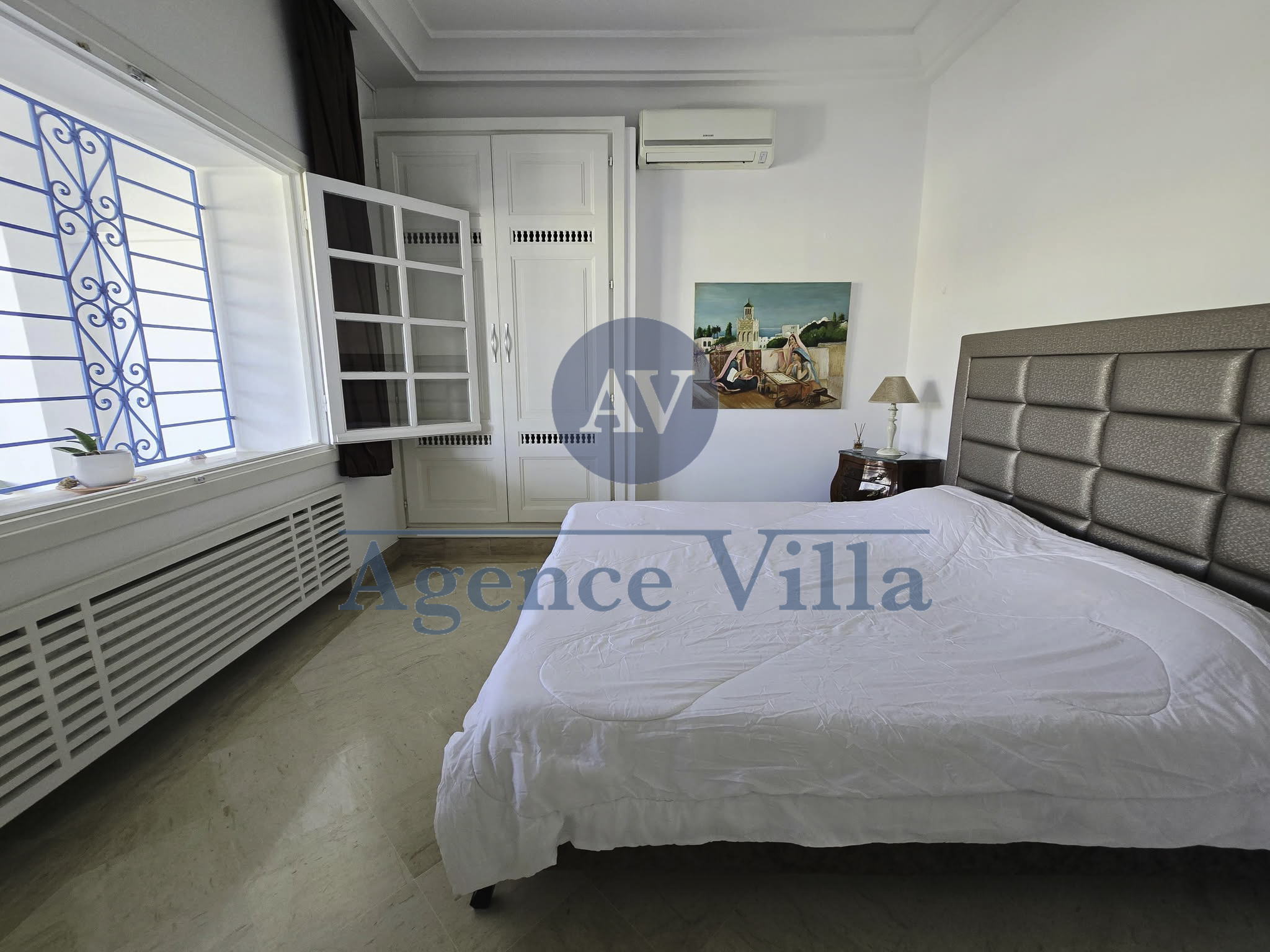 La Marsa&nbsp;Marsa Safsaf&nbsp;Location&nbsp;Maisons&nbsp;Un r�ez de chauss�e meubl� � la marsa