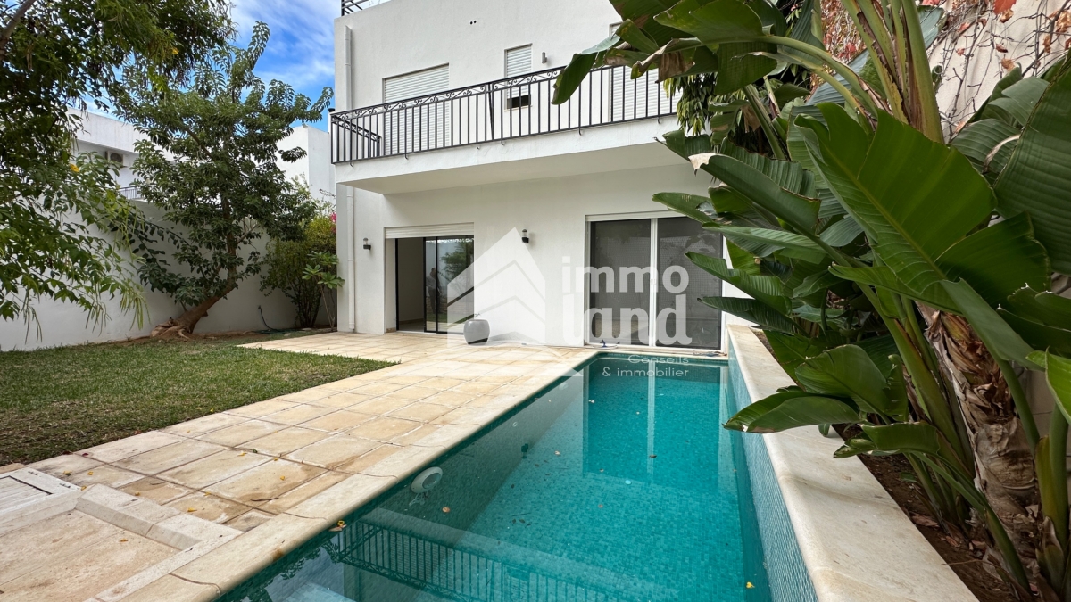 La Marsa&nbsp;Gammart&nbsp;Location&nbsp;Maisons&nbsp;Villa s3 sur 3 niveaux � gammarth