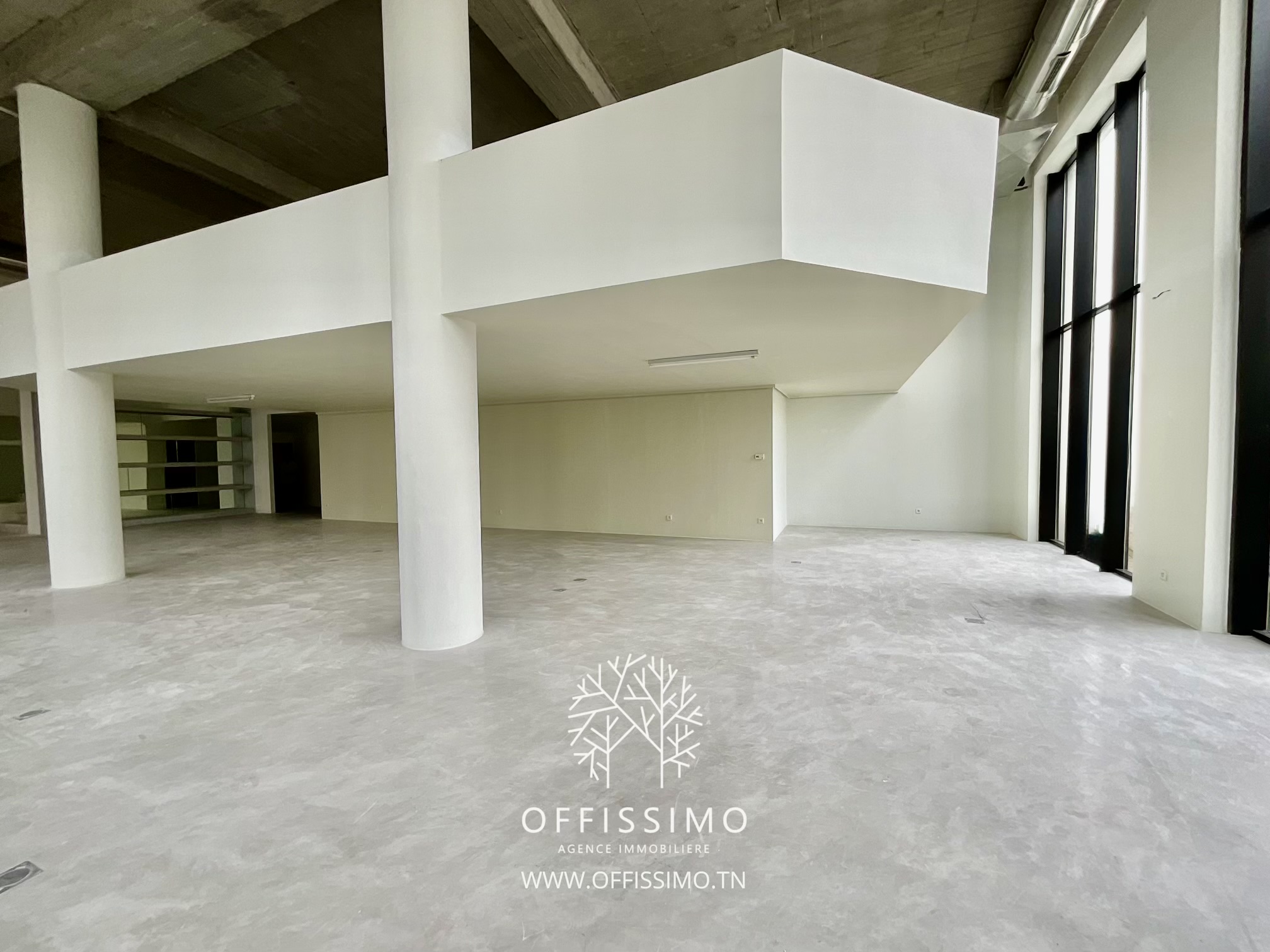 La Marsa&nbsp;Berge Du Lac&nbsp;Location&nbsp;Surfaces&nbsp;Local commercial ideal gallerie showroom ou bureau