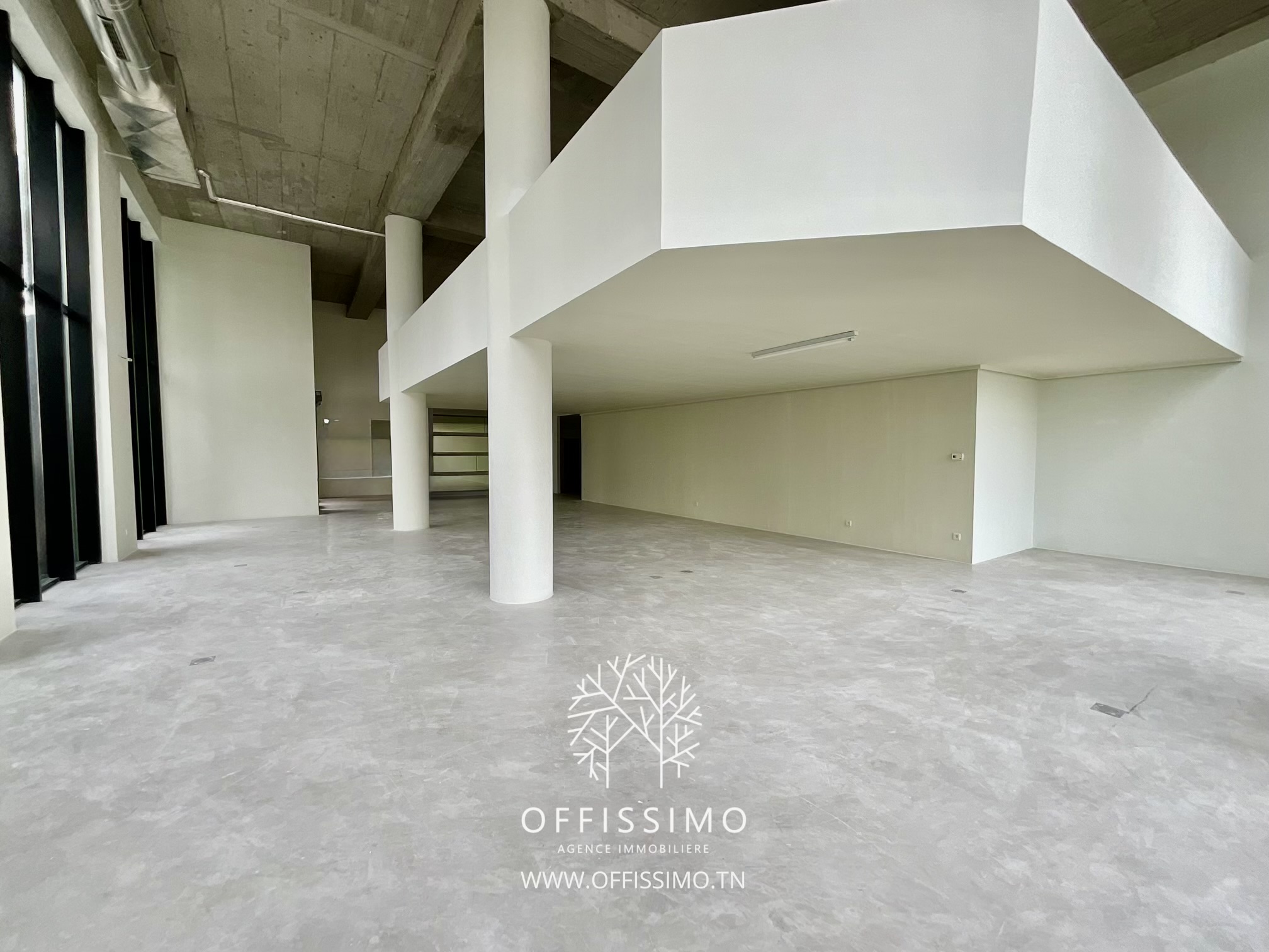 La Marsa&nbsp;Berge Du Lac&nbsp;Location&nbsp;Surfaces&nbsp;Local commercial ideal gallerie showroom ou bureau