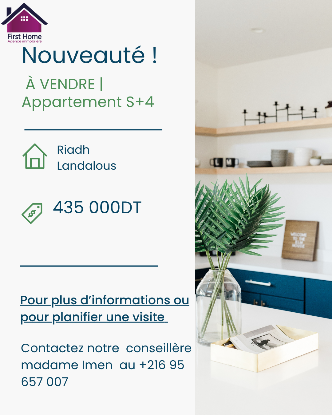 Vente Appart. 5 pices+