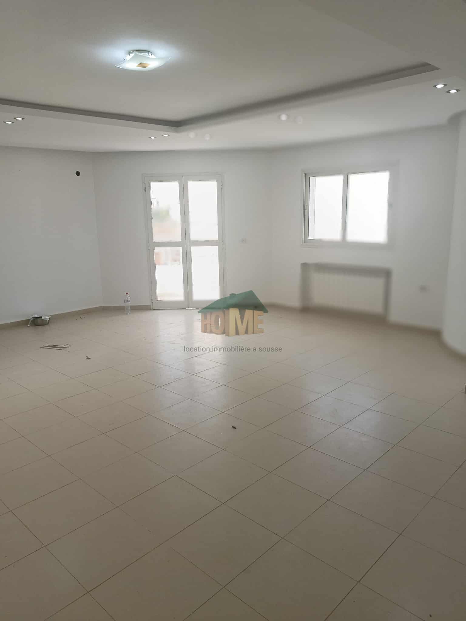 Sousse Jaouhara Sahloul Location Appart. 3 pices S3 sans meuble spacieux