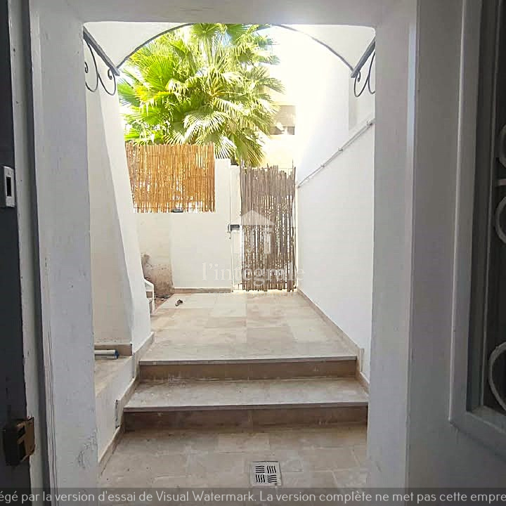 Ariana Ville El Menzah 5 Location Appart. 2 pices S0 meubl rdc  menzah5