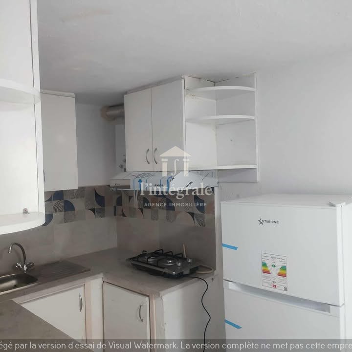 Ariana Ville El Menzah 5 Location Appart. 2 pices S0 meubl rdc  menzah5