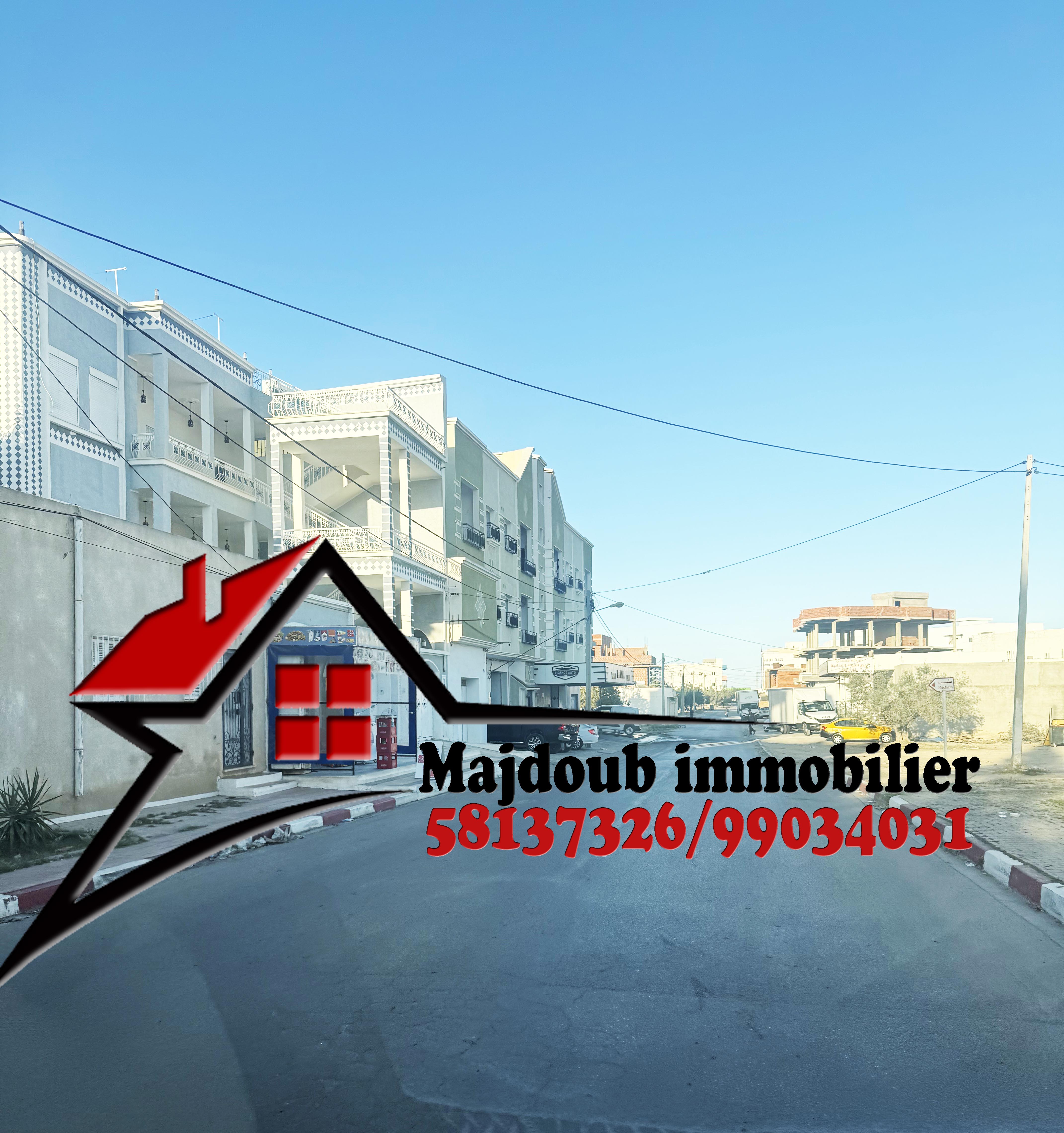 Sousse Riadh&nbsp;Zaouiet Sousse&nbsp;Terrain&nbsp;Terrain nu&nbsp;Nouveaux lotissement saniet jbara