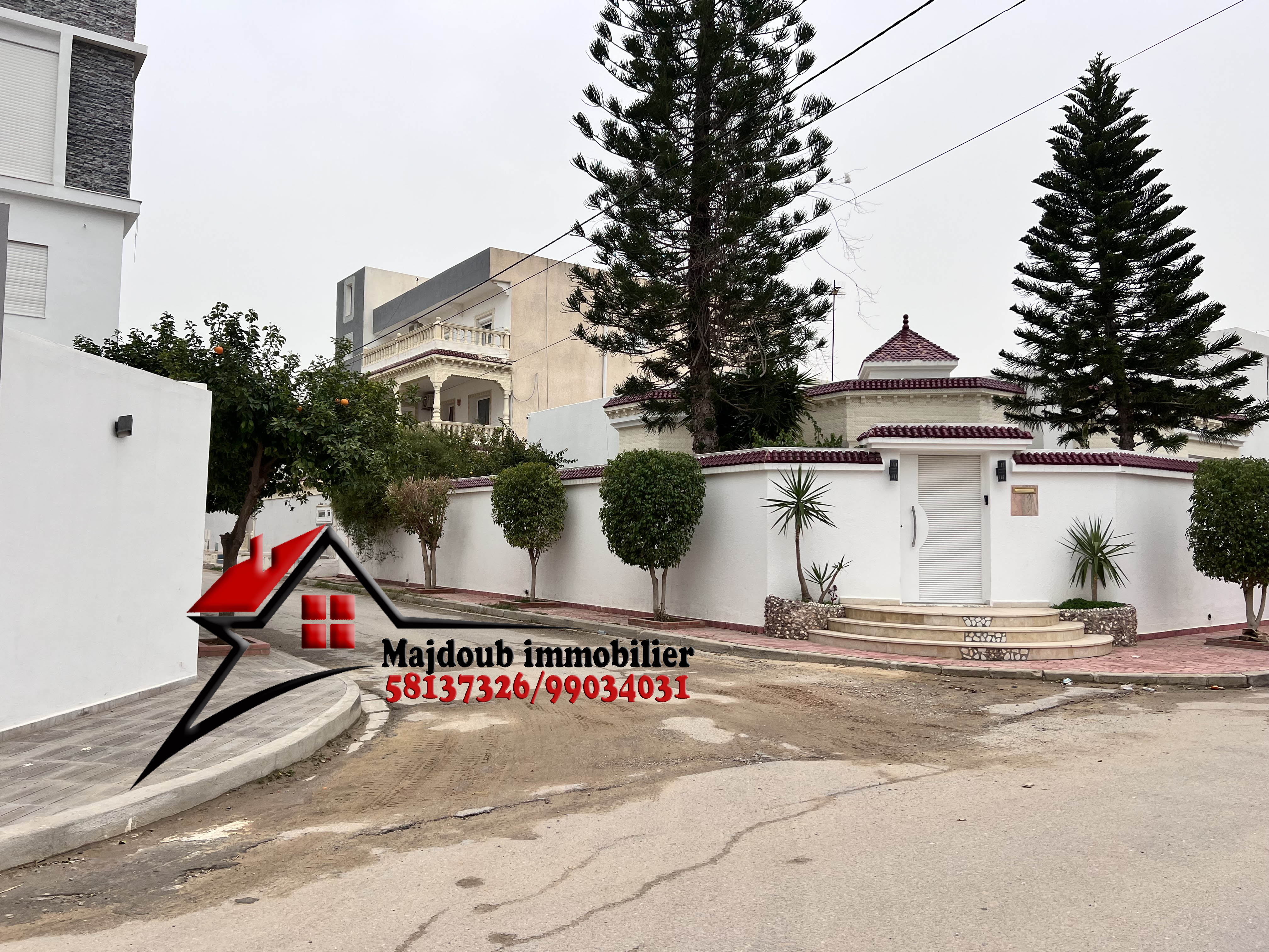 Sousse Riadh&nbsp;Ksibet Sousse&nbsp;Terrain&nbsp;Terrain nu&nbsp;Terrain de 312 m zone villa