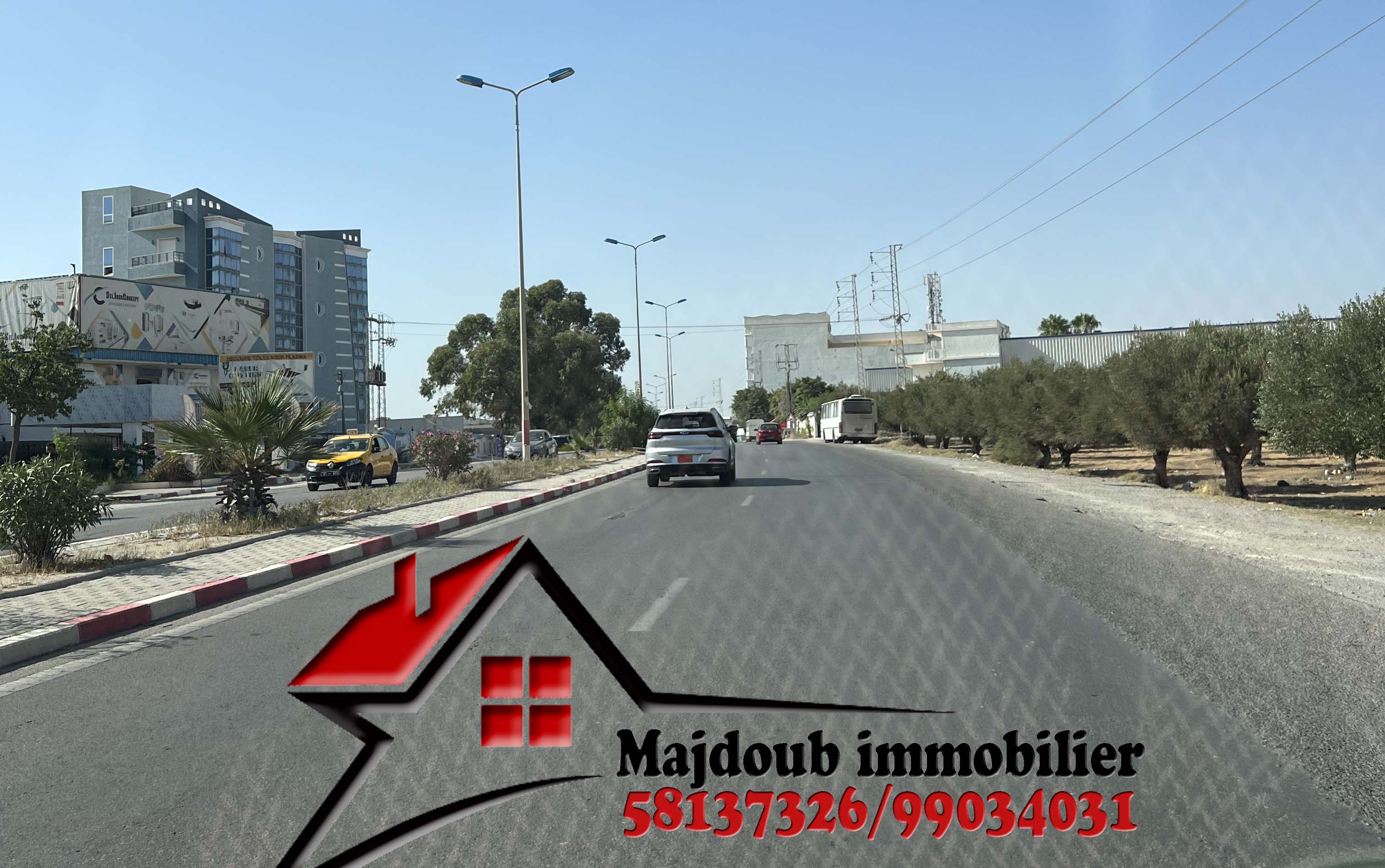 Sousse Riadh&nbsp;Ksibet Sousse&nbsp;Terrain&nbsp;Terrain nu&nbsp;Terrain de 1752 m utile pour usine