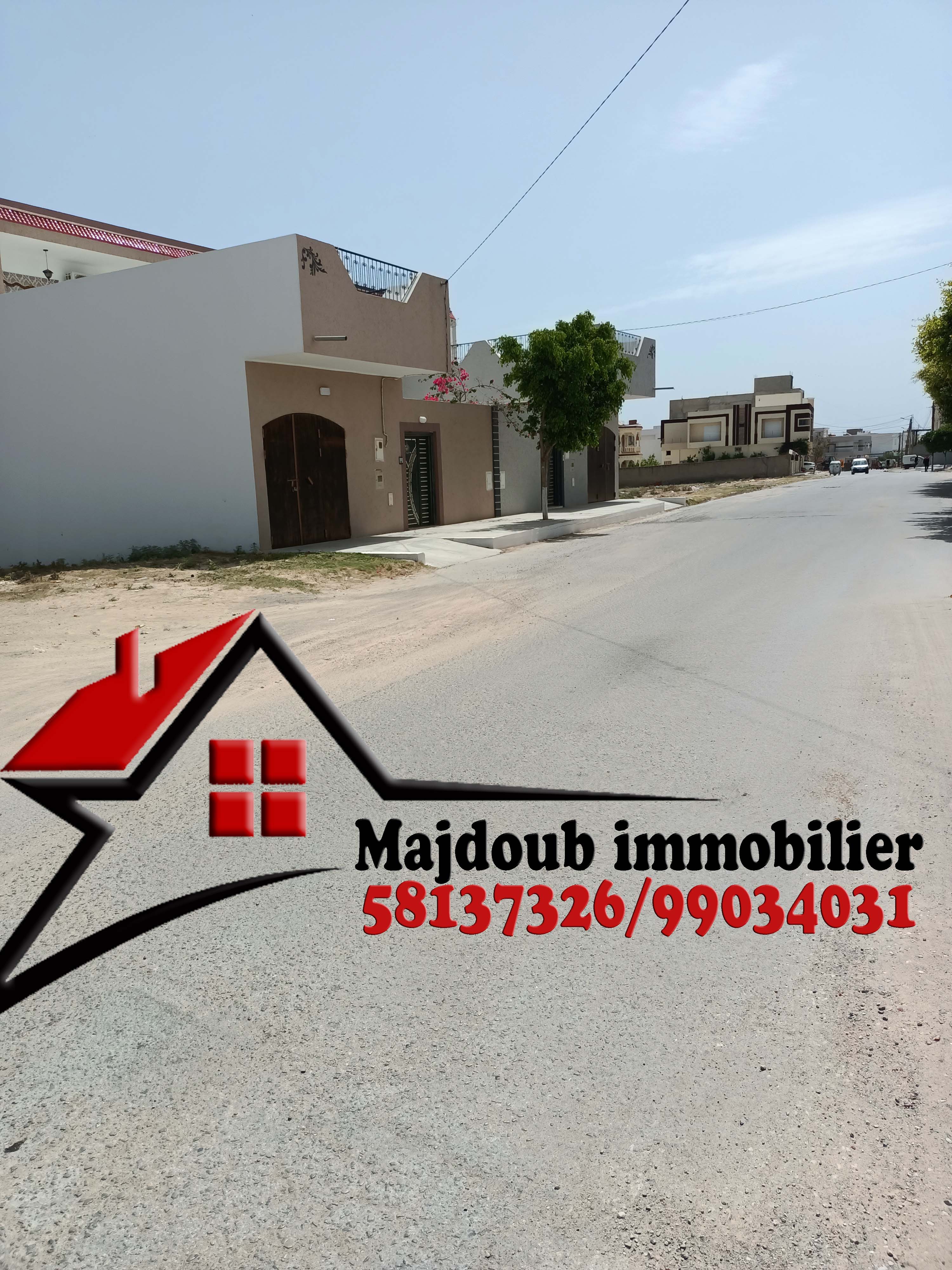 Sousse Riadh&nbsp;Zaouiet Sousse&nbsp;Terrain&nbsp;Terrain nu&nbsp;Terrain de 157 m