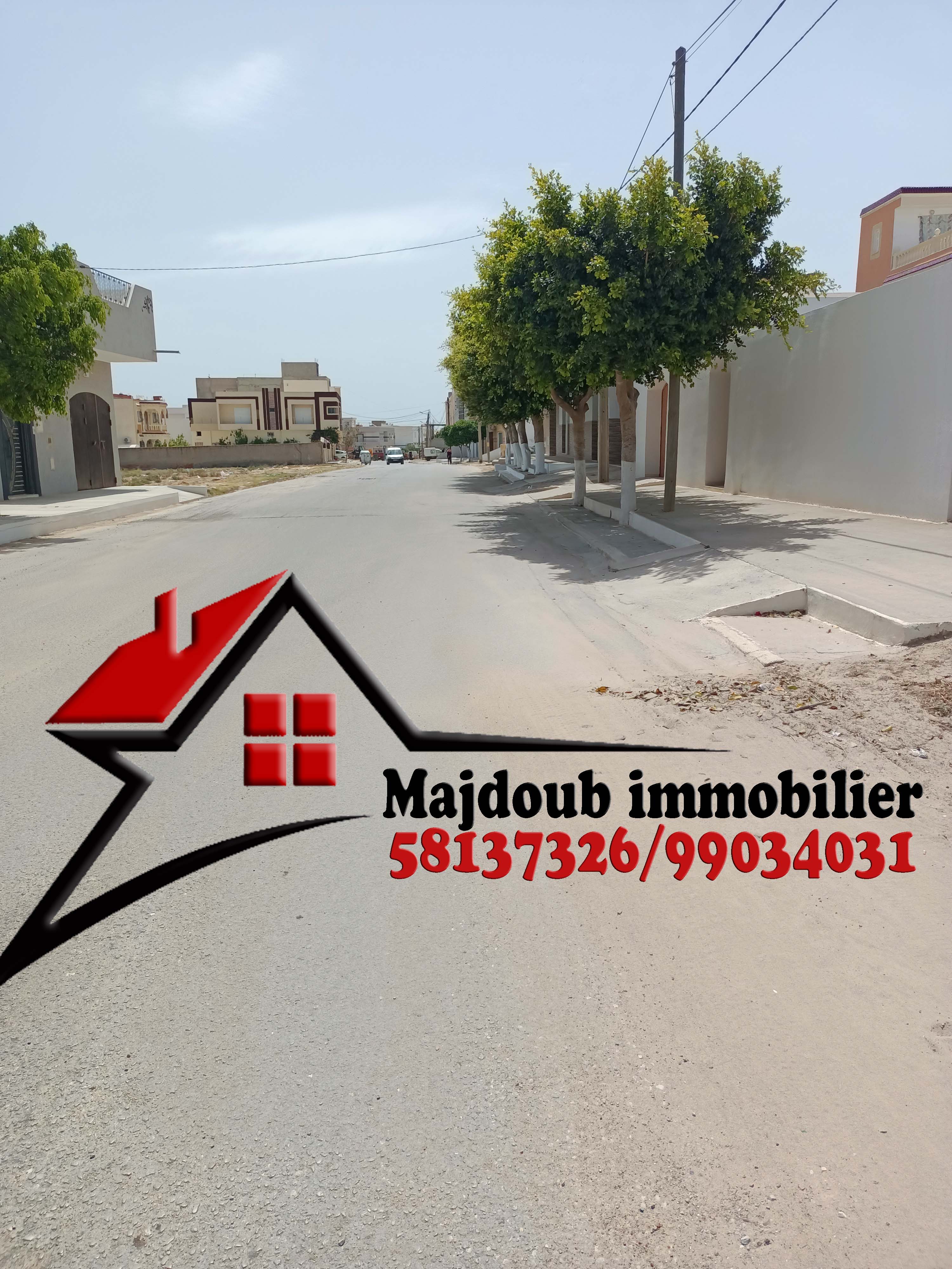 Sousse Riadh&nbsp;Zaouiet Sousse&nbsp;Terrain&nbsp;Terrain nu&nbsp;Terrain de 157 m