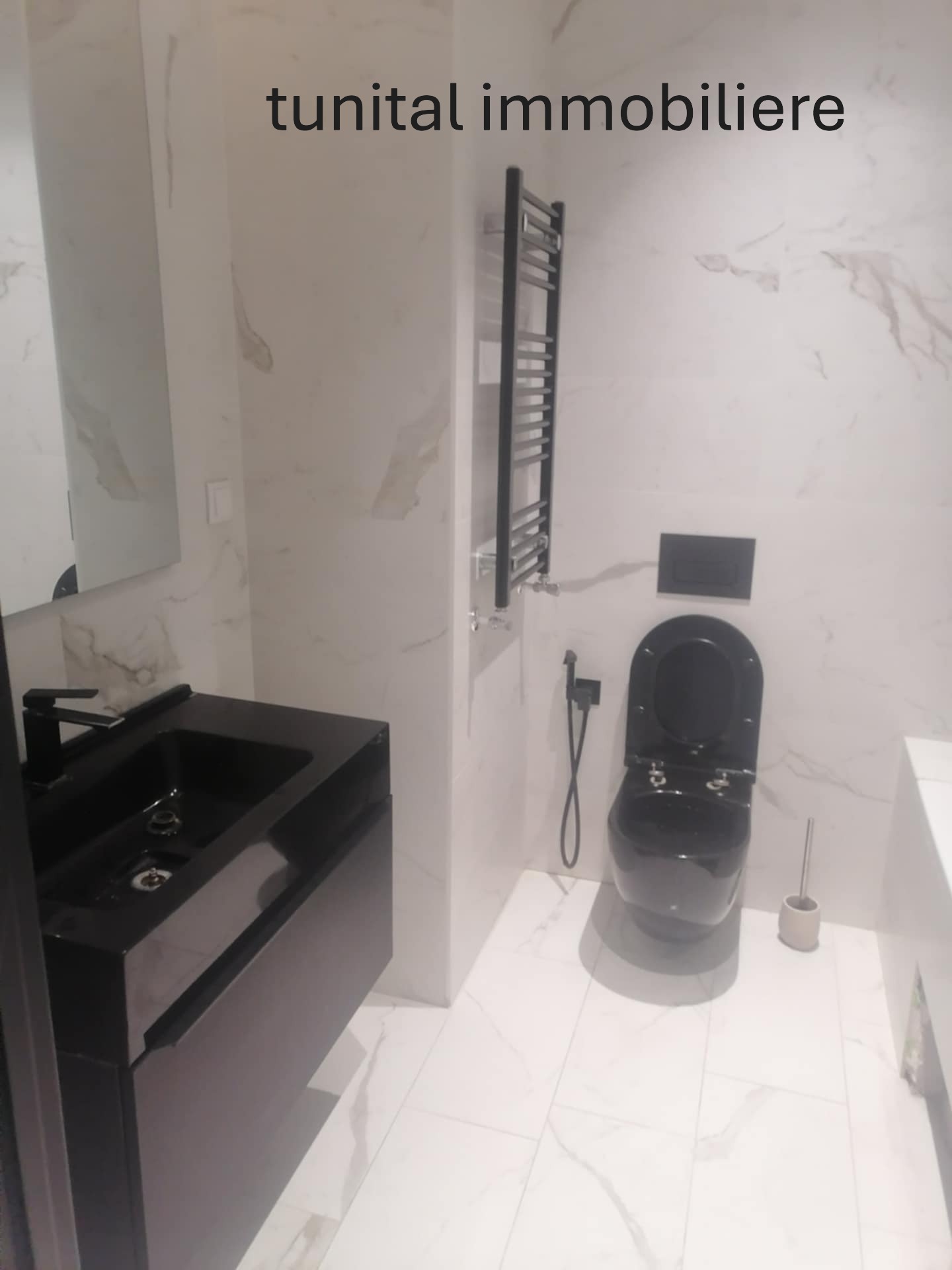 Ain Zaghouan Jardins de Carthage Location Appart. 1 pice Appartement vide haut standing au premier tage