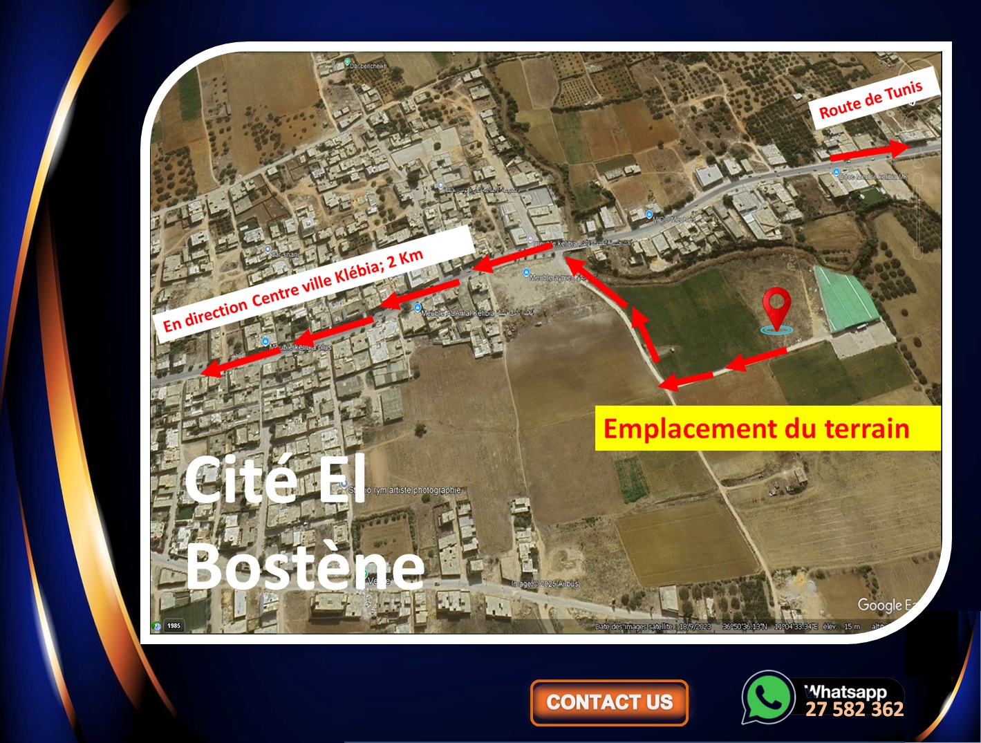 Kelibia Kelibia Terrain Terrain nu Excellent terrain constructible