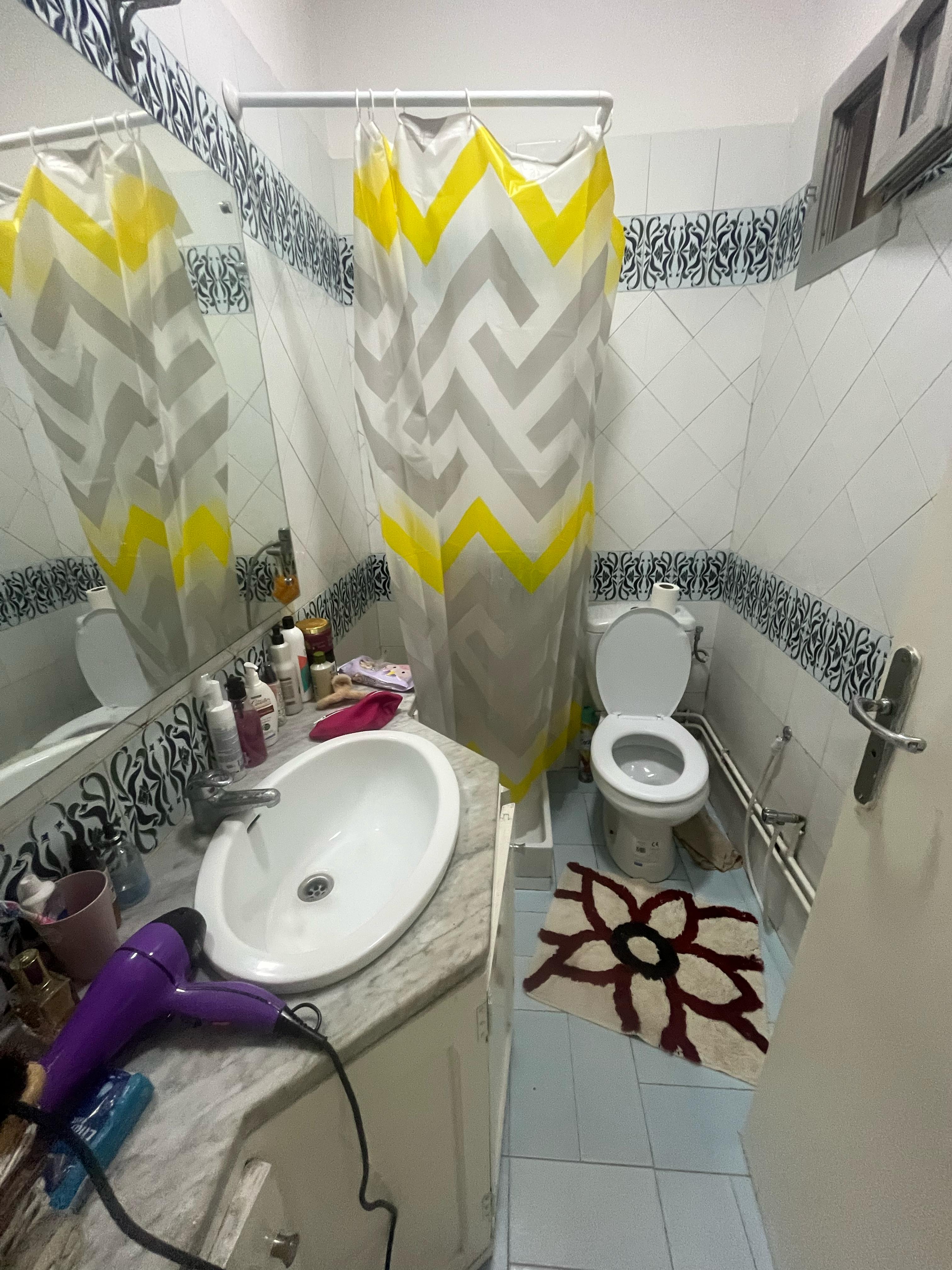 Ariana Ville&nbsp;Cite Ennasr 1&nbsp;Location&nbsp;Appart. 2 pi�ces&nbsp;S1 meubl� ennasr 1 pr�s marche