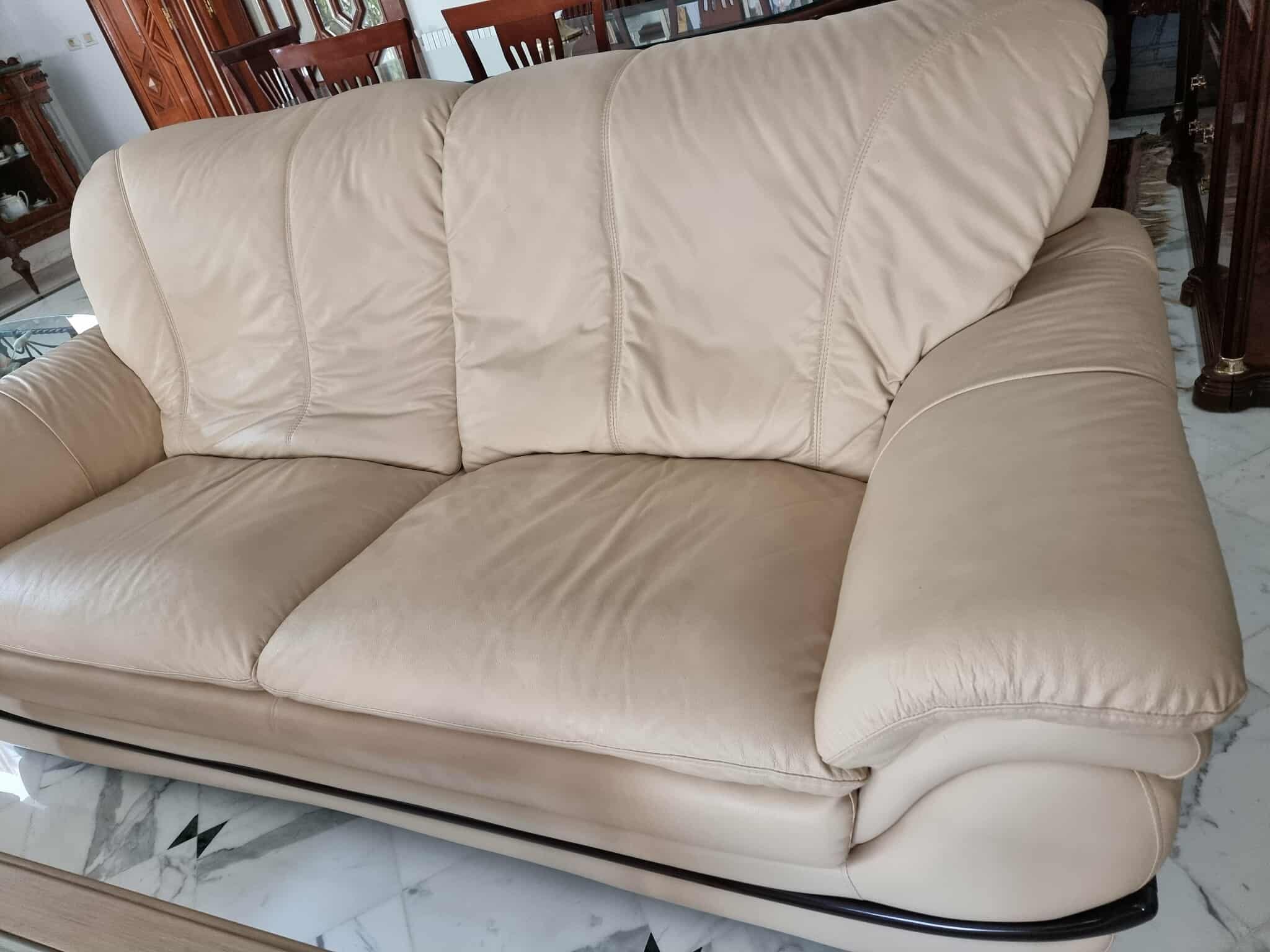 Ariana Ville Cite Ennasr 1 Salon - Salle  manger  Fauteuils Ensemble de 3 fauteuils de salon en cuir