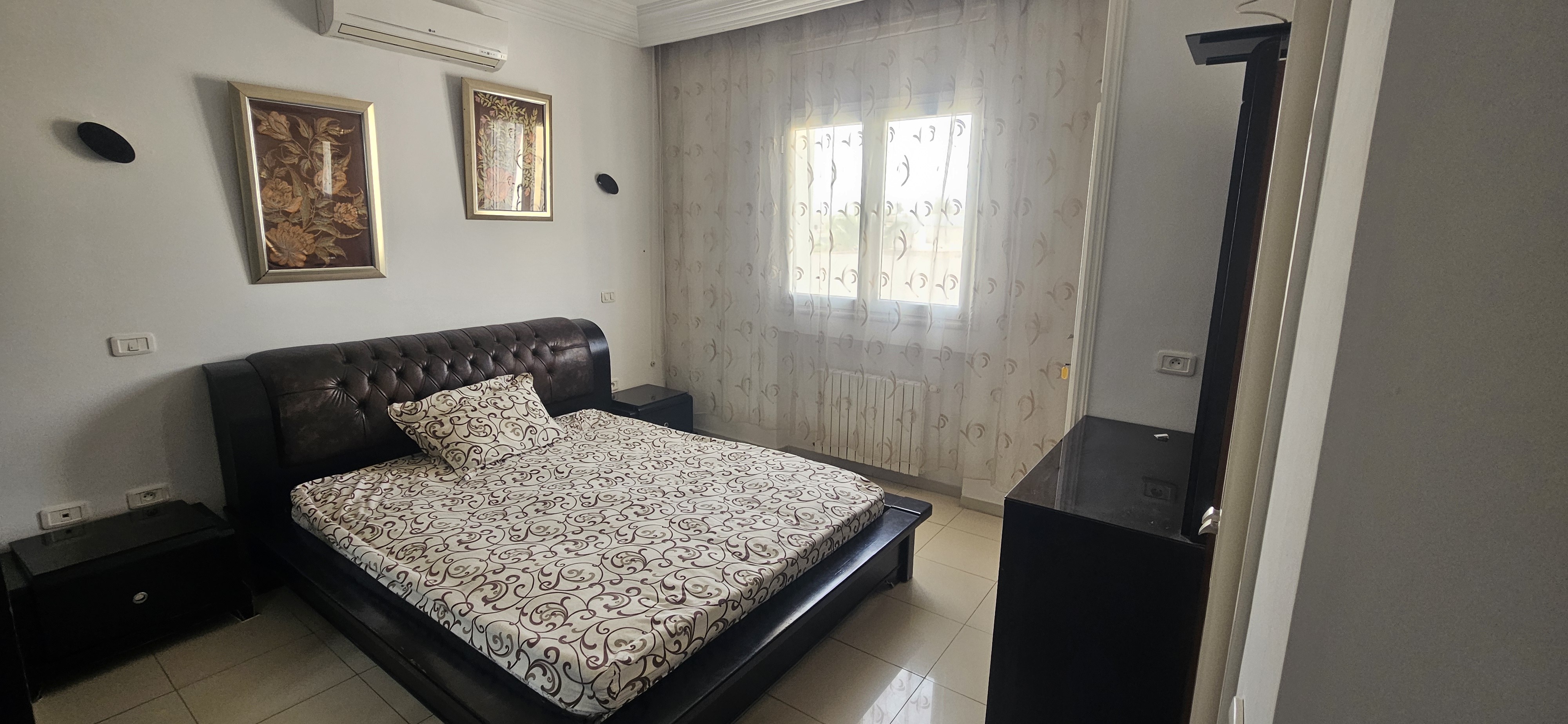 La Marsa&nbsp;El Aouina&nbsp;Location&nbsp;Appart. 4 pi�ces&nbsp;L'aouina al s4 �tage de villa meubl� longue dur�e