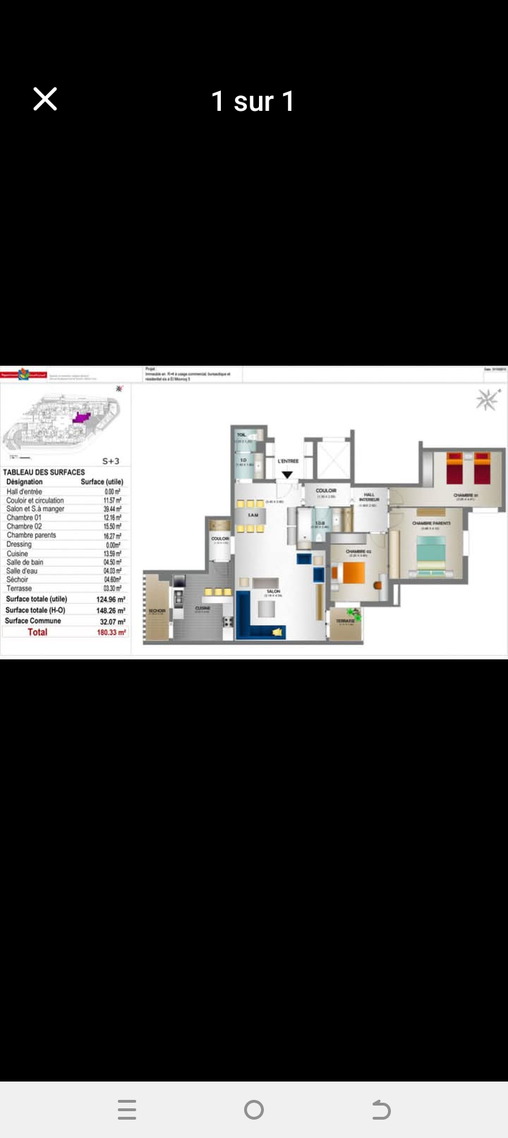 Vente Appart. 4 pices