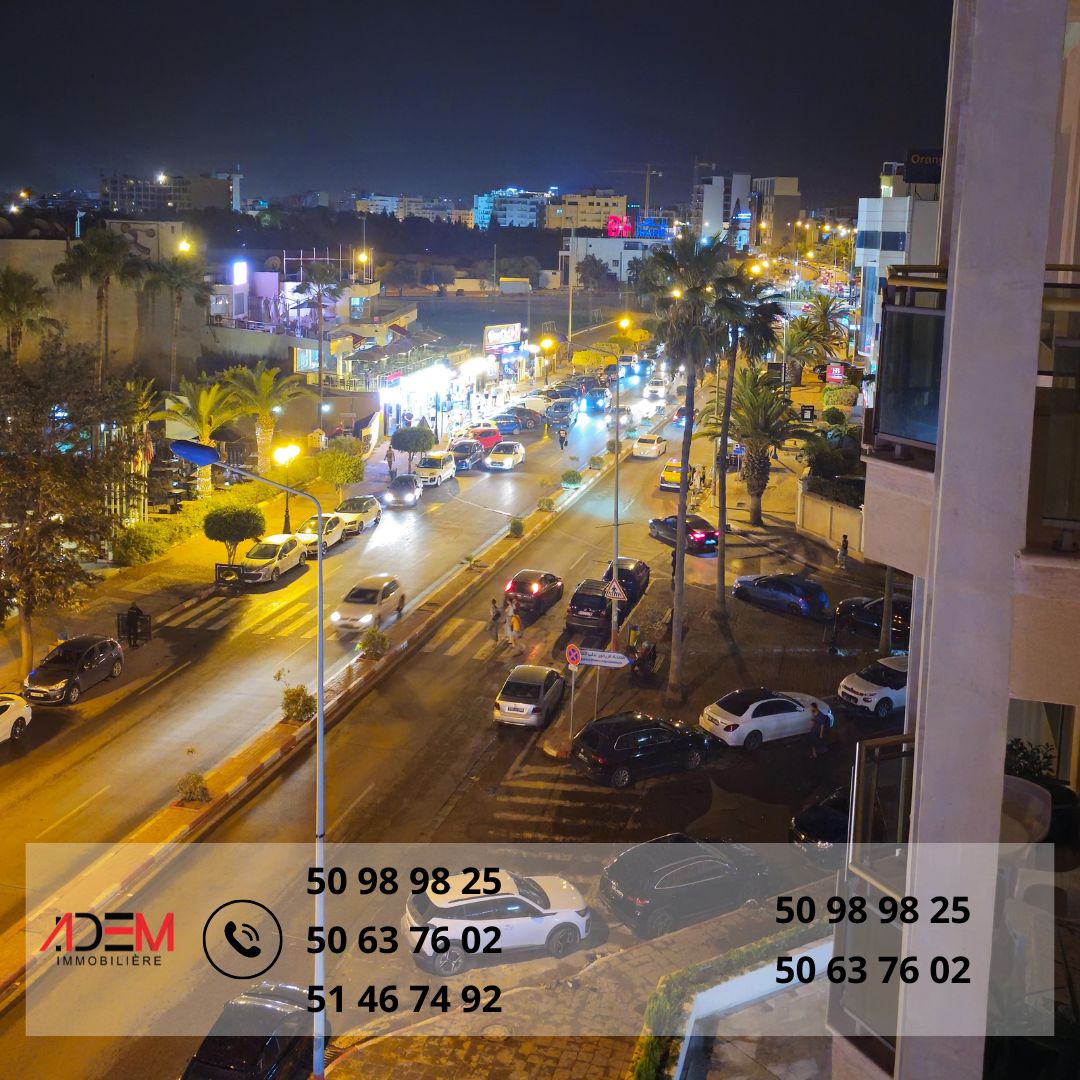 Sousse Ville&nbsp;Sousse&nbsp;Location&nbsp;Appart. 3 pi�ces&nbsp;Appartement meubl� avec place parking