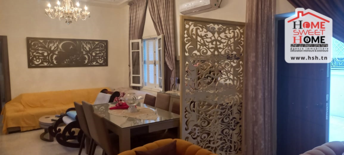 Carthage Salambo Location Appart. 3 pices Rdc de villa ana beatriz  carthage salambo