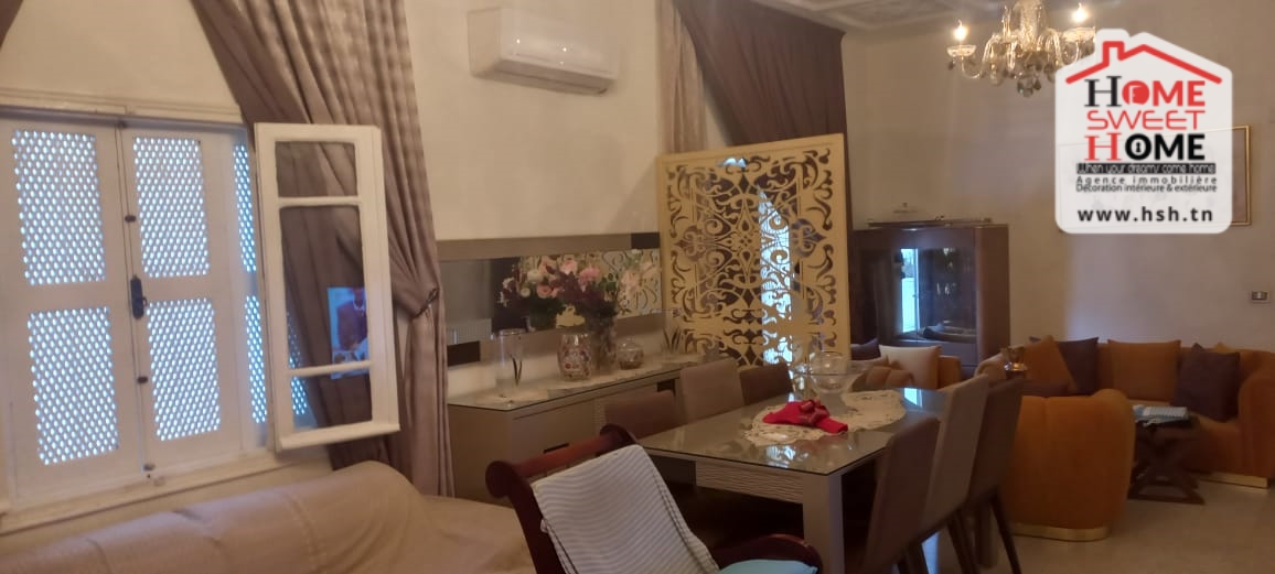 Carthage Salambo Location Appart. 3 pices Rdc de villa ana beatriz  carthage salambo