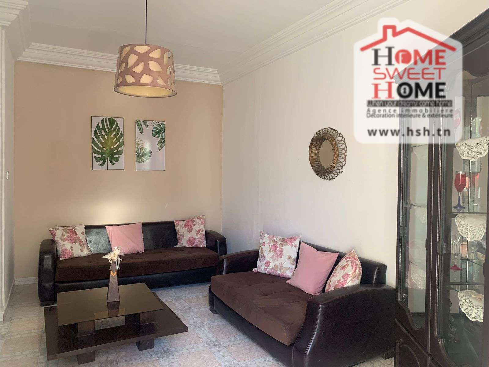 El Kram Le Kram Location Appart. 2 pices Etage de villa s2 mivesh meubl cit el bounouk