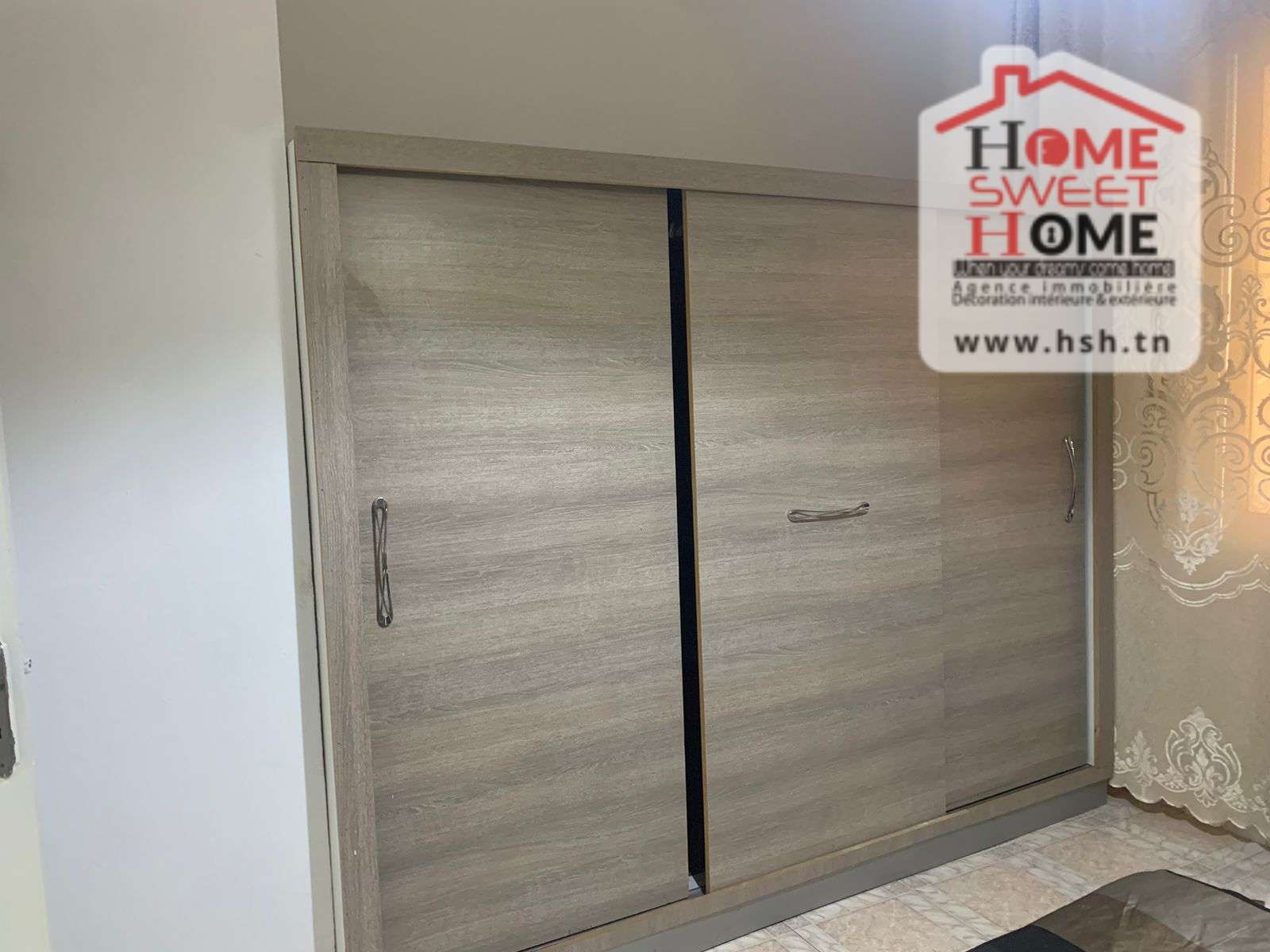 El Kram Le Kram Location Appart. 2 pices Etage de villa s2 mivesh meubl cit el bounouk