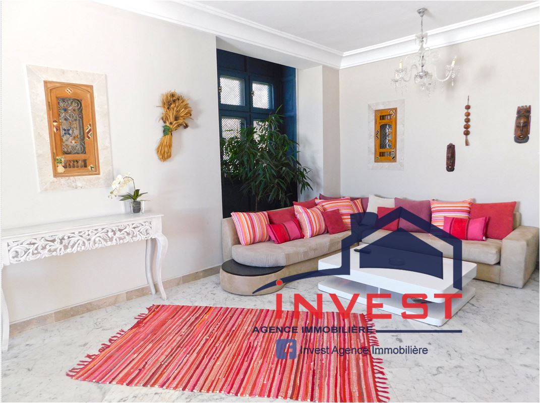 La Marsa Gammart Vente Duplex Duplex s2 vue mer au golden tulip gammarth