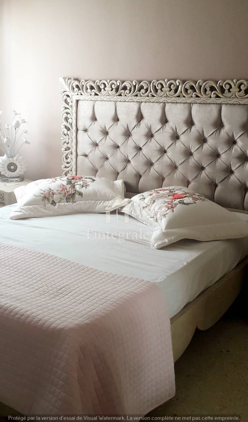 Ariana Ville&nbsp;Cite Ennasr 2&nbsp;Location&nbsp;Appart. 3 pi�ces&nbsp;S2 meubl� haut standing pour longue dur�e