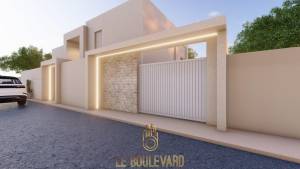 Hammamet Sidi Jedidi Vente Maisons A  villa s3 avec piscine sur plan ref1359a