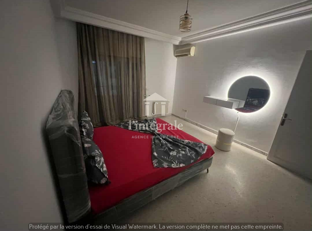 Ariana Ville Cite Ennasr 2 Location Appart. 3 pices S2 bien meubl