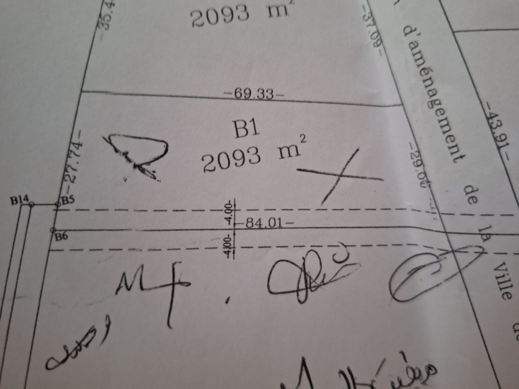 Fouchana Cite El Hidhab Terrain Terrain nu Terrain 2093 m fouchena