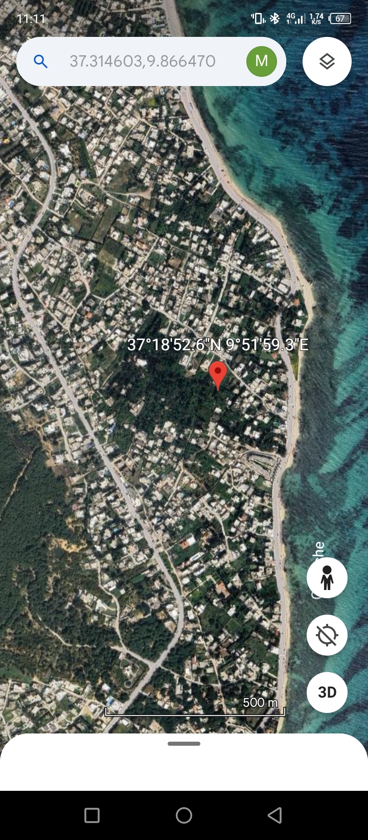 Bizerte Nord&nbsp;Cite El Korniche 1&nbsp;Terrain&nbsp;Terrain agricole&nbsp;Terrain � la corniche