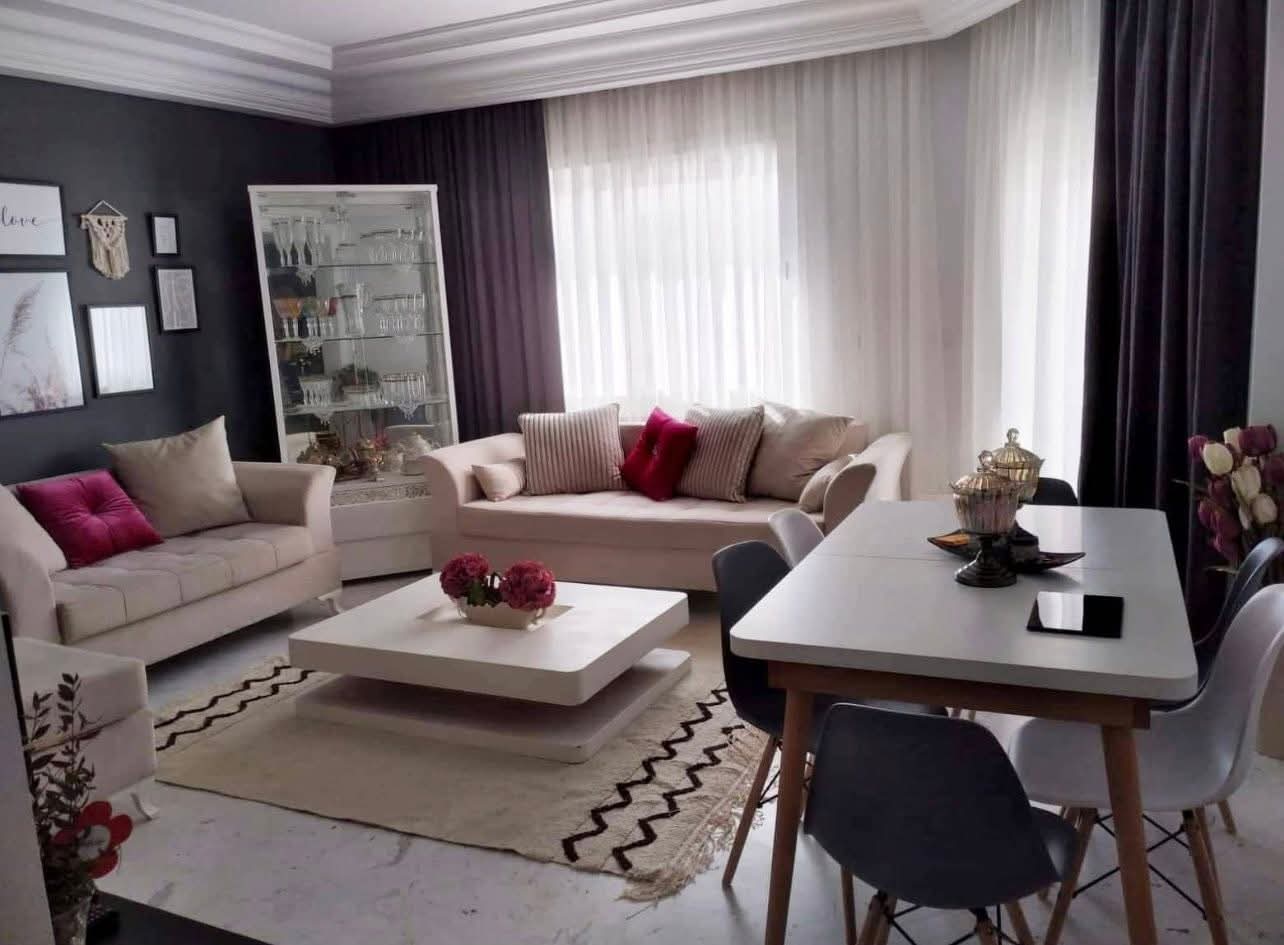 Ariana Ville&nbsp;Cite Ennasr 1&nbsp;Location&nbsp;Appart. 3 pi�ces&nbsp;S2 meuble 1900 d ennasr 1