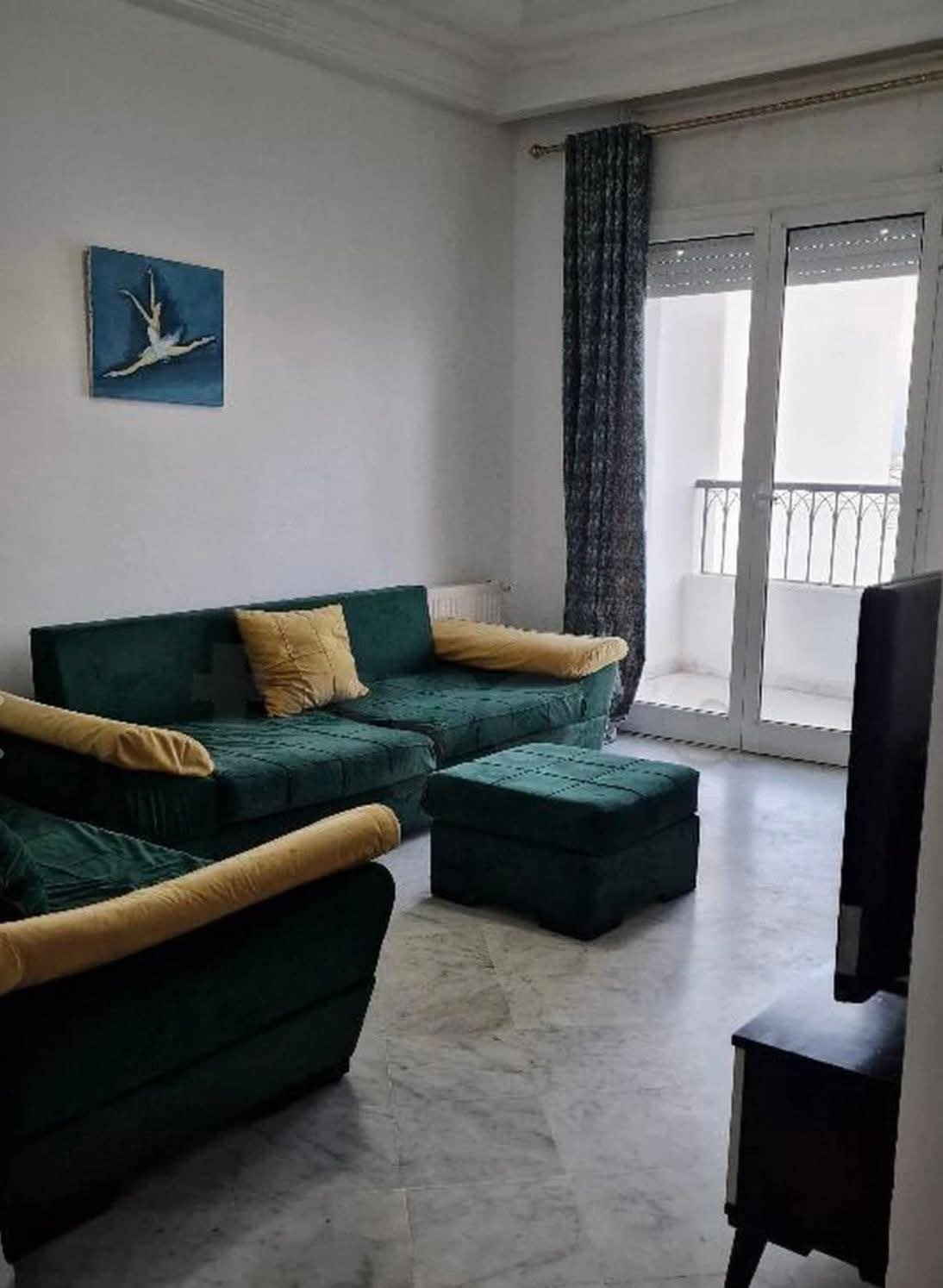 Ariana Ville&nbsp;Cite Ennasr 1&nbsp;Location&nbsp;Appart. 2 pi�ces&nbsp;S1 meuble 1200 d ennasr 1