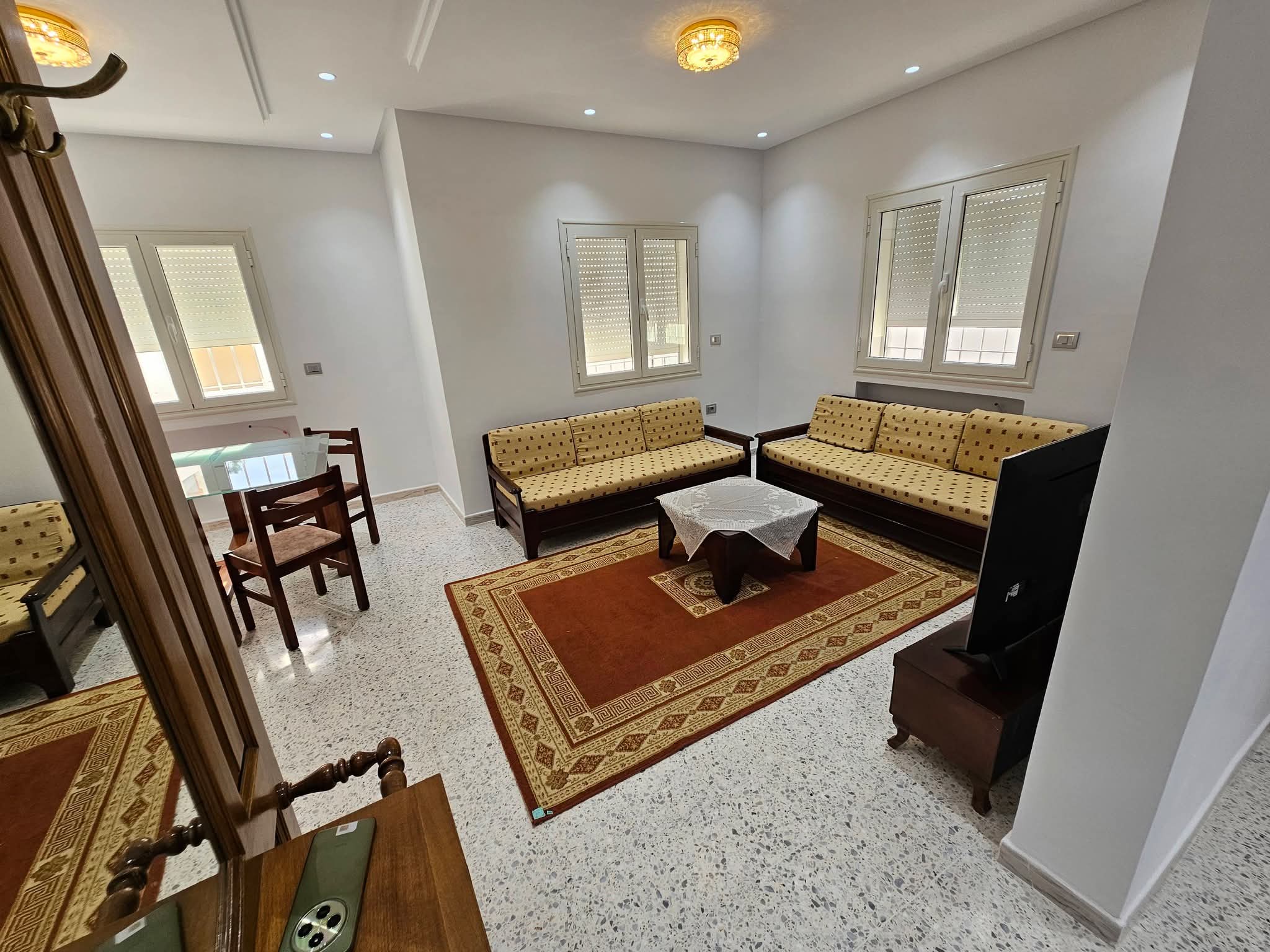 Raoued&nbsp;Ariana Essoughra&nbsp;Location&nbsp;Appart. 4 pi�ces&nbsp;S3 rdc meuble ariana soughra