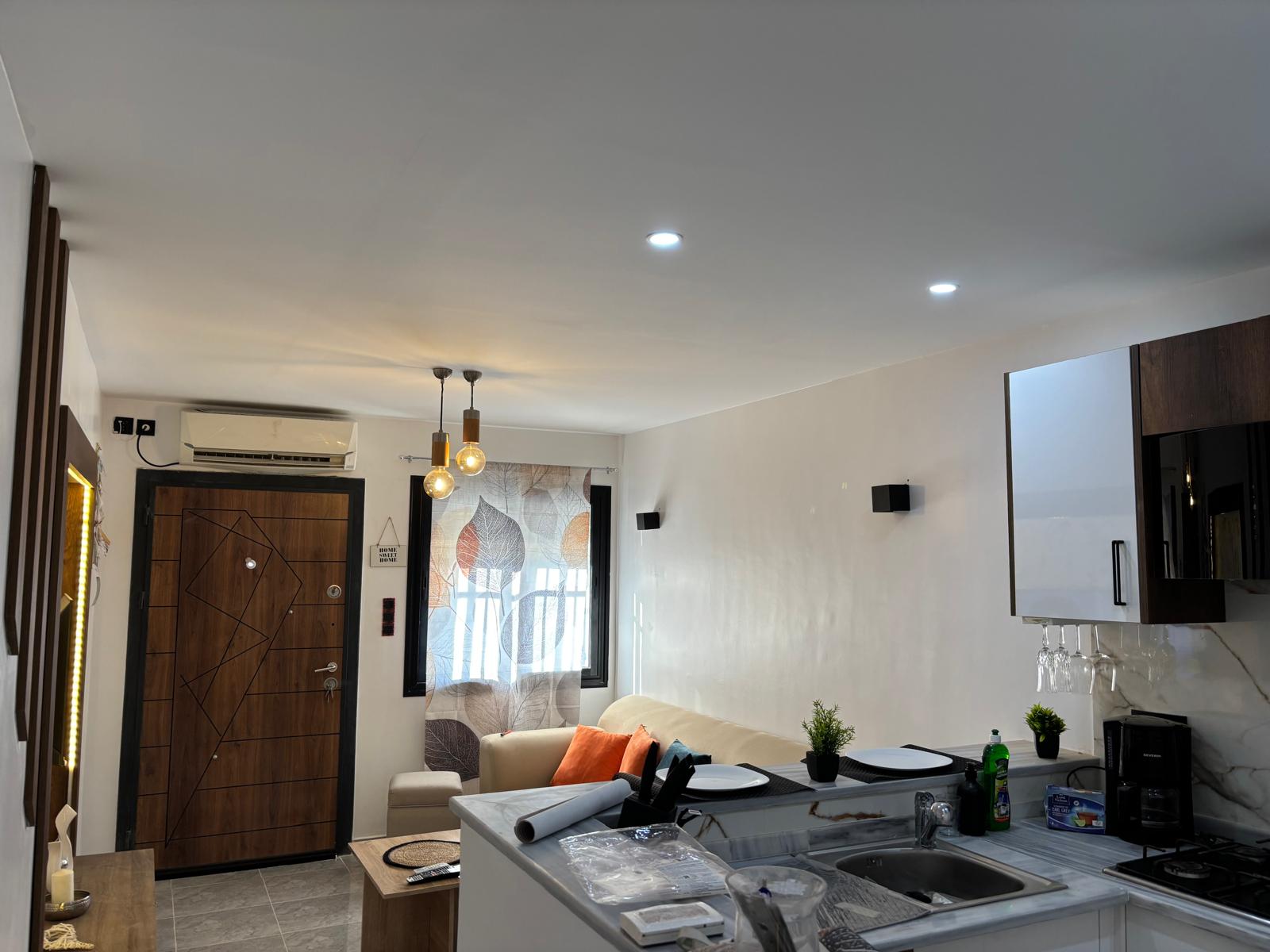 Sousse Jaouhara Khezama Ouest Location Appart. 1 pice S1 meubl   khzema ouest