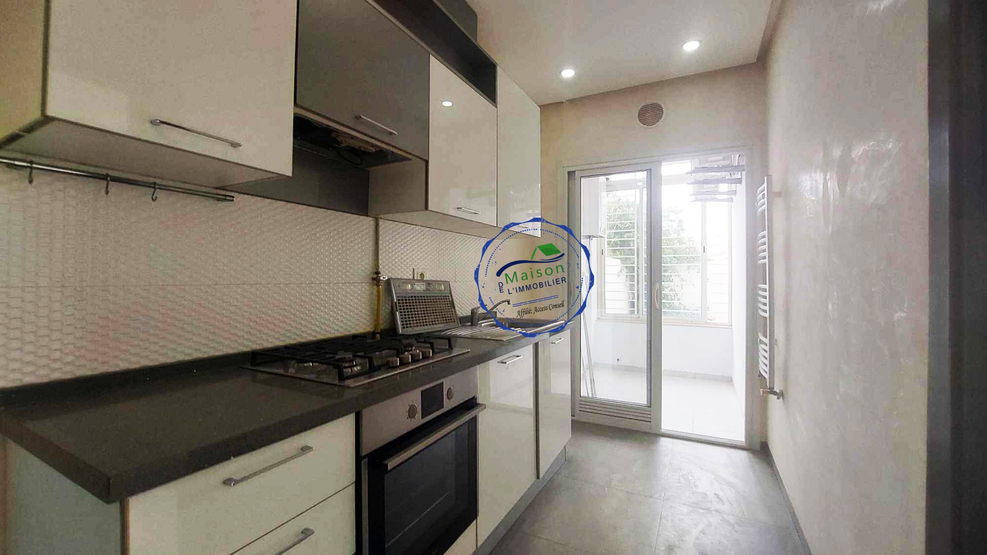 Ariana Ville&nbsp;Cite Ennasr 2&nbsp;Location&nbsp;Appart. 1 pi�ce&nbsp;S1 avec jardin � ennasr 2