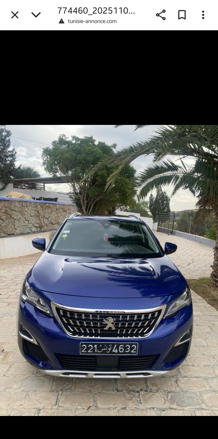 El Menzah El Menzah 9 Peugeot 3008 Peugeot 3008 comptant