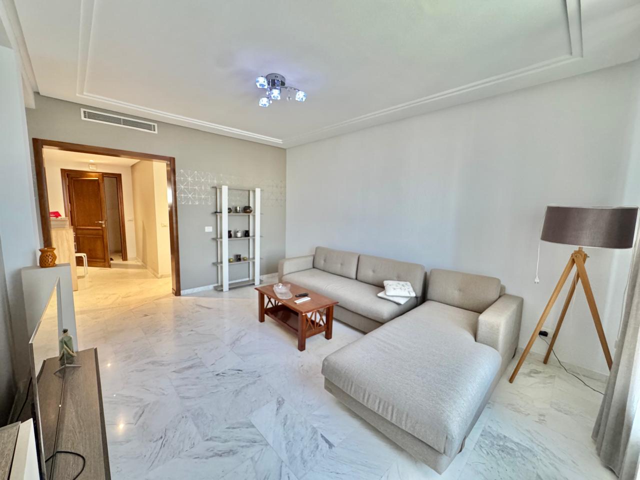 Ain Zaghouan&nbsp;Jardins de Carthage&nbsp;Location&nbsp;Appart. 3 pi�ces&nbsp;S2 meubl� aux jardins de carthage