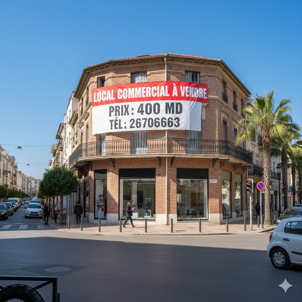 Gafsa Sud&nbsp;Gafsa Cite Ennour&nbsp;Vente&nbsp;Surfaces&nbsp;Local commercial