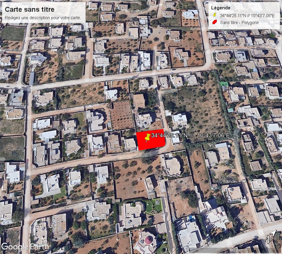 Sfax Ville&nbsp;Sfax&nbsp;Terrain&nbsp;Terrain nu&nbsp;Terrain rte manzel checker km 3