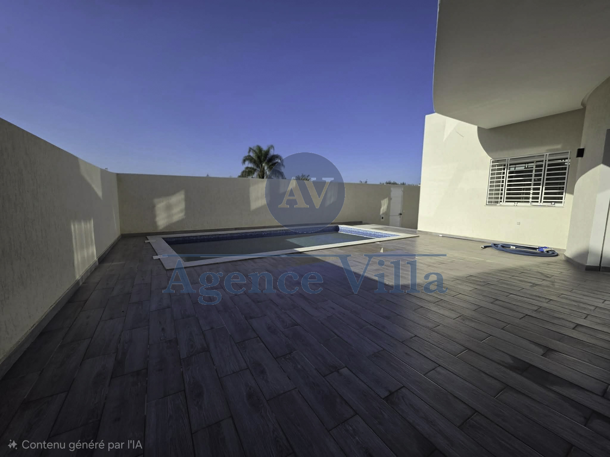 Ain Zaghouan&nbsp;Jardins de Carthage&nbsp;Location&nbsp;Maisons&nbsp;Villa s5 avec piscine � jardin de carthage