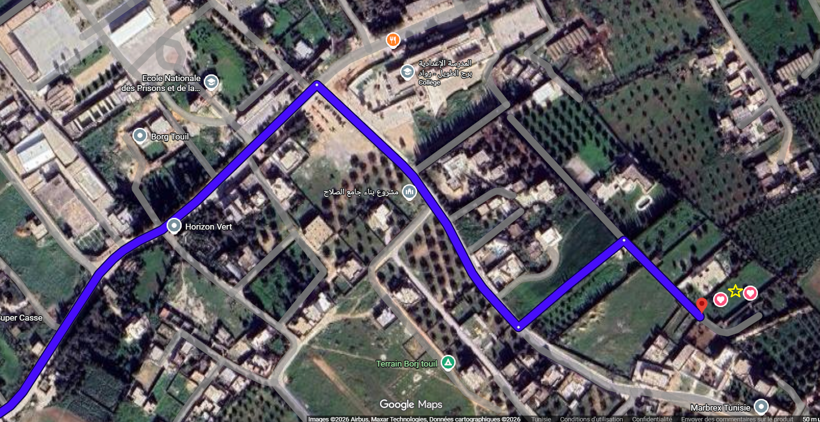 Raoued&nbsp;Borj Touil&nbsp;Terrain&nbsp;Terrain nu&nbsp;Terrain tr�s bonne affaire